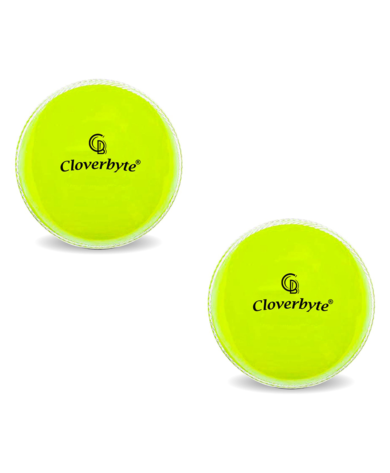 CLOVERBYTE Professional Soft Cricket Rubber Ball Pack of 2 - Yellow-image-44