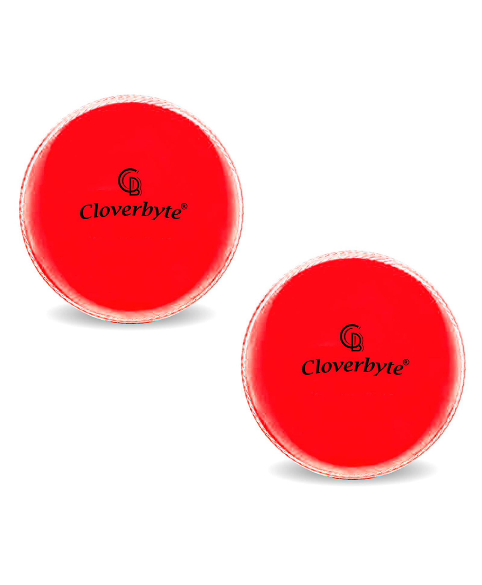 CLOVERBYTE Professional i10 Soft Red Cricket Rubber Ball - Pack of 2-image-3