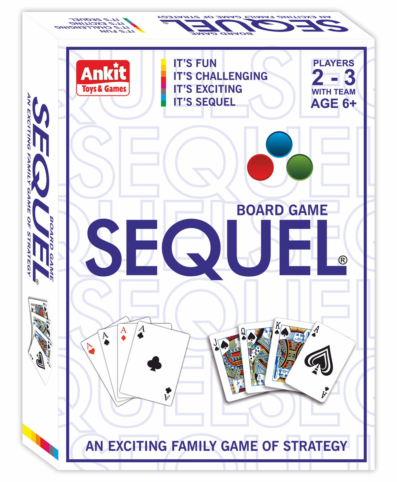 ankit toys & games Ankit Toys Sequel Junior Board and Cards Game - Multicolor-picture-19