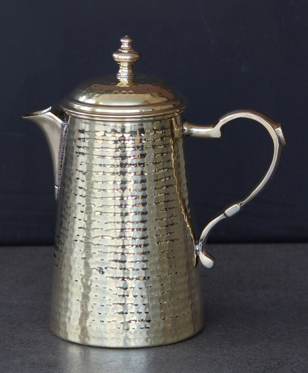 Indian Bartan Brass Jug - 1.5 Litres-picture-47