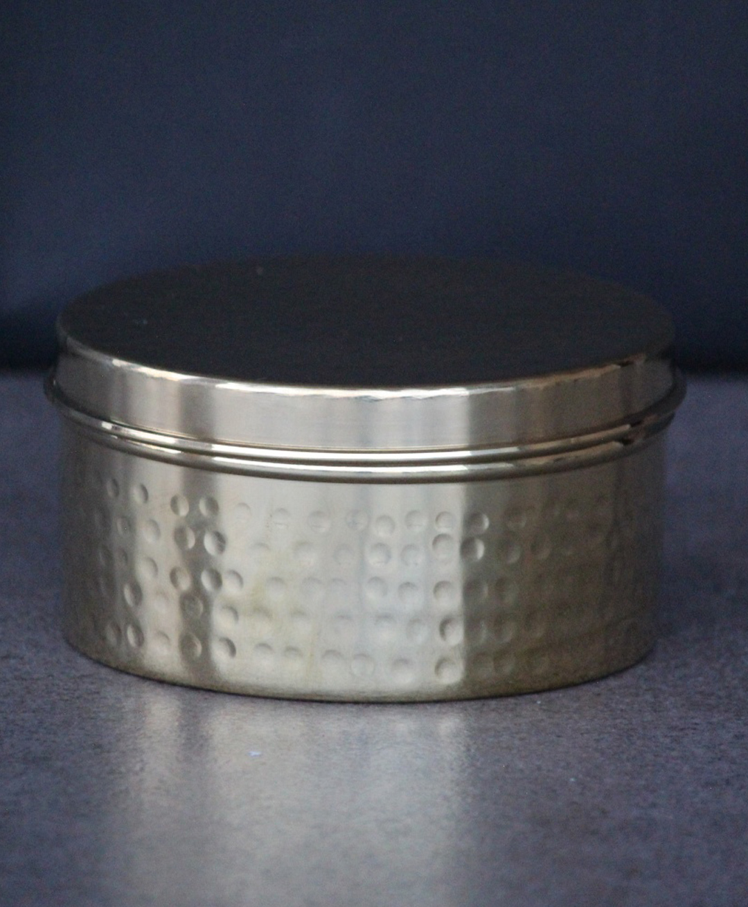 indian bartan Indain Bartan Brass Dibbi - 300ml-picture-4
