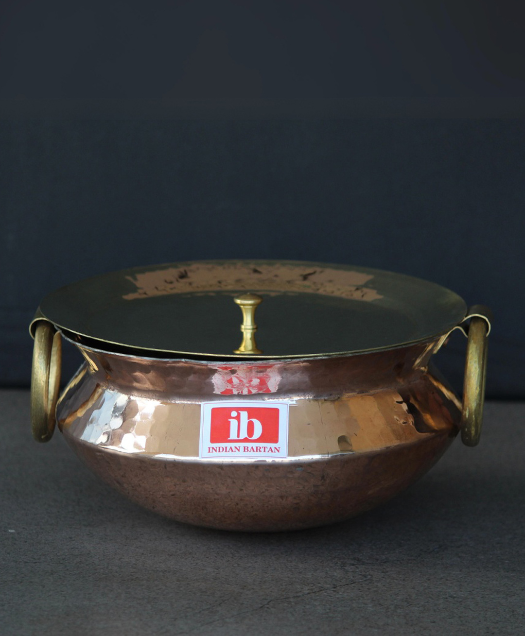 Indian Bartan Copper Sipri Handi With Lid - 2000 ml-picture-19