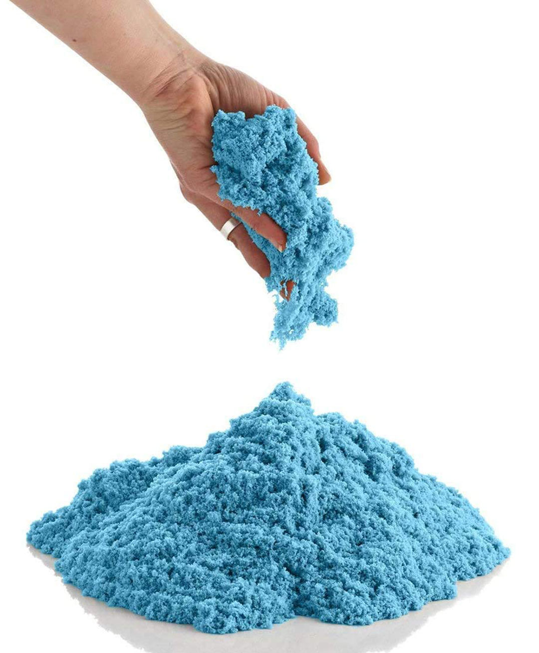FunBlast Creative Sand for Kids Natural Kinetic Sand 500 g - Blue-picture-26