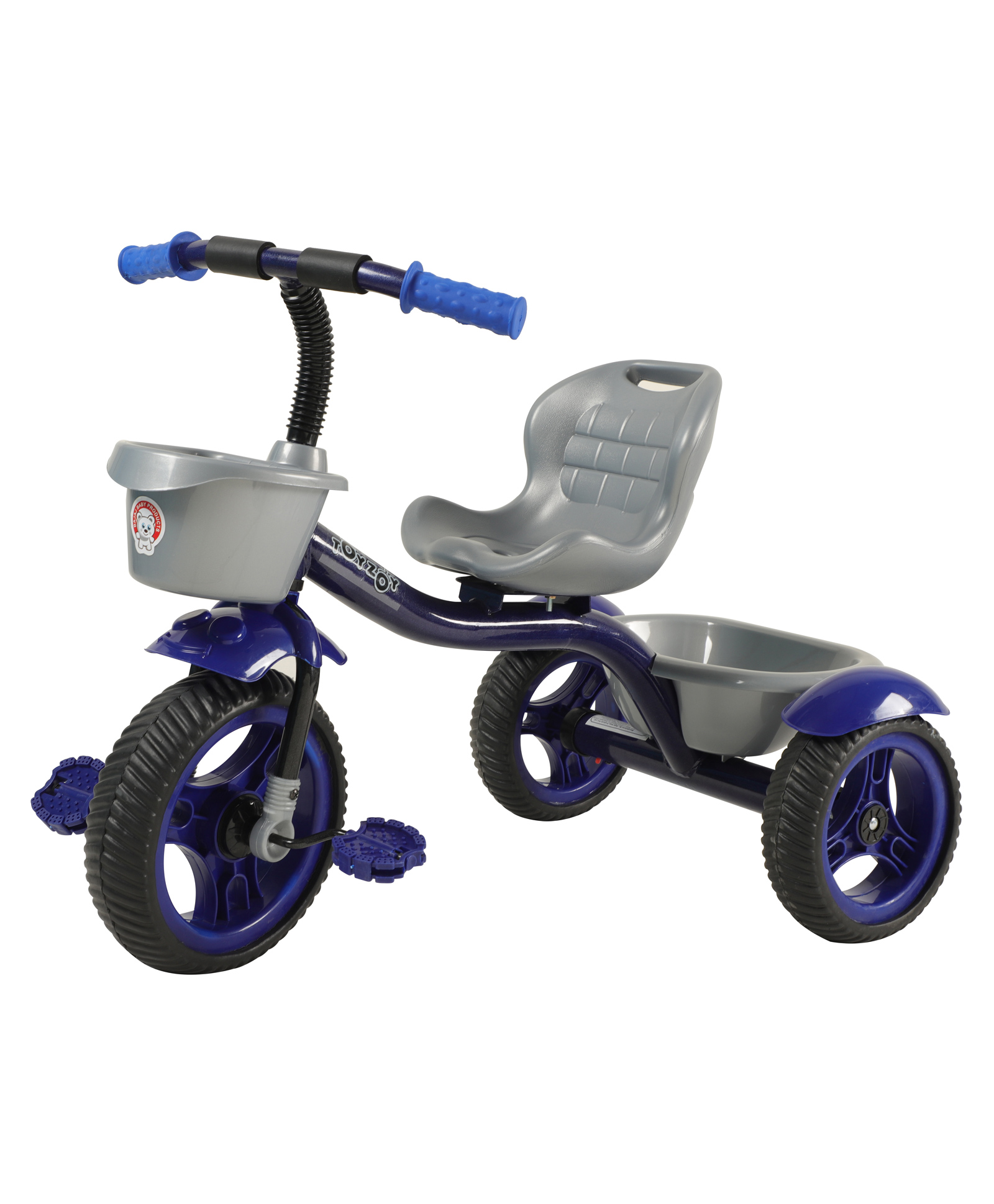 JoyRide Crazy Pro Baby Trike Tricycle With Dual Storage Basket - Blue-picture-43