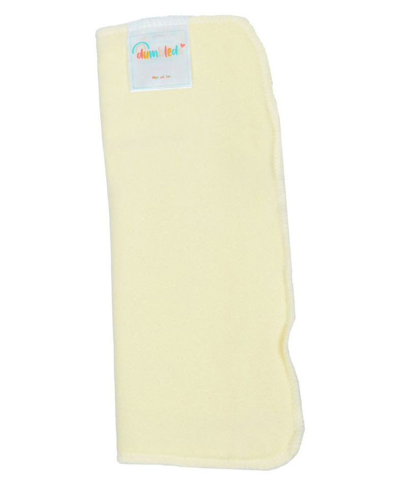 Dumbledo Hemp & Cotton Reusable Adjustable Quick Dry Free Size Unisex Dry Feel Washable Cloth Diaper Pad Nappy Liner Insert Pack of 1 - Beige-image-2