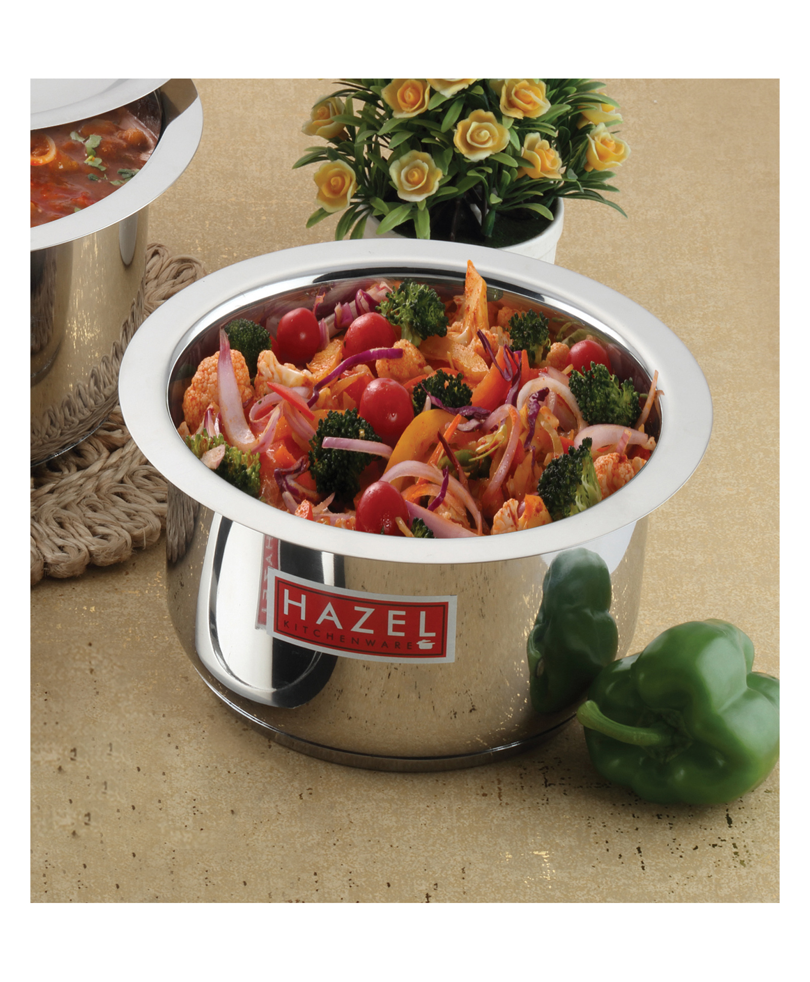 HAZEL Induction Bottom Tope Stainless Steel  Silver - 1100 ml-image-30