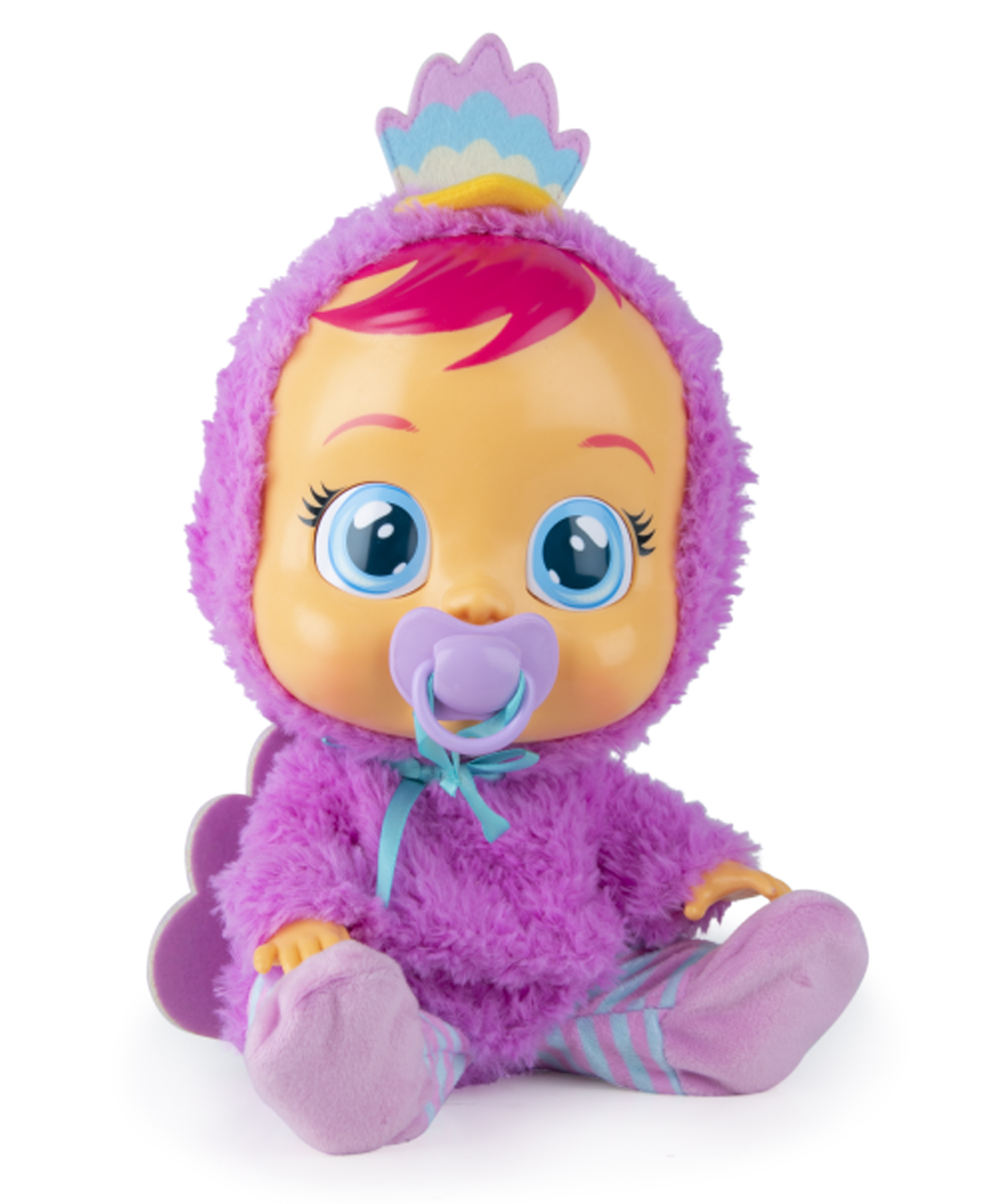 IMC Battery Operated  Babies Lizzy Doll in Purple Dress - Height 24 cm-image-31