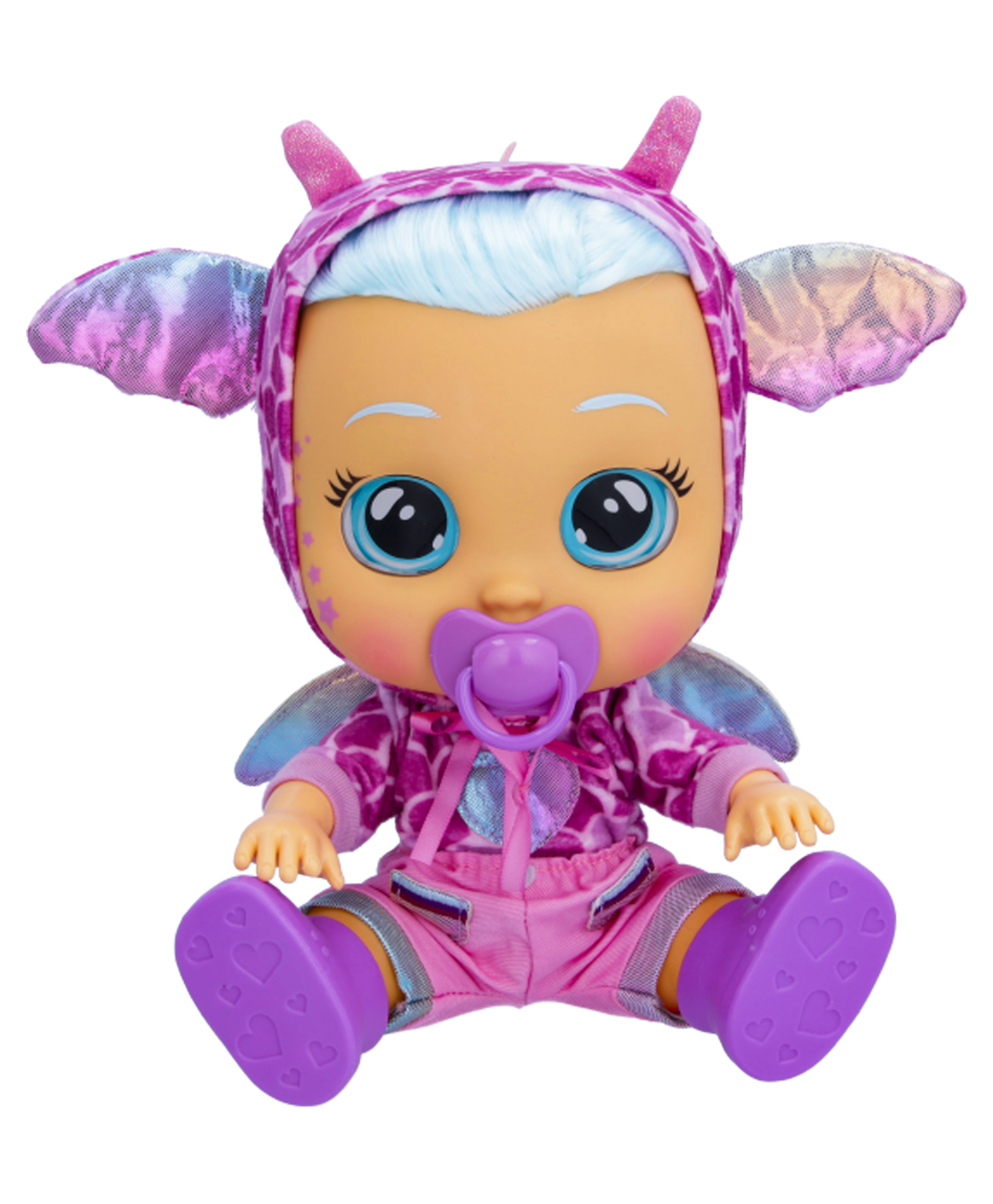 IMC Battery Operated Cry Babies Fantasy Bruny in Multicolour Dress - Height 24 cm-image-11
