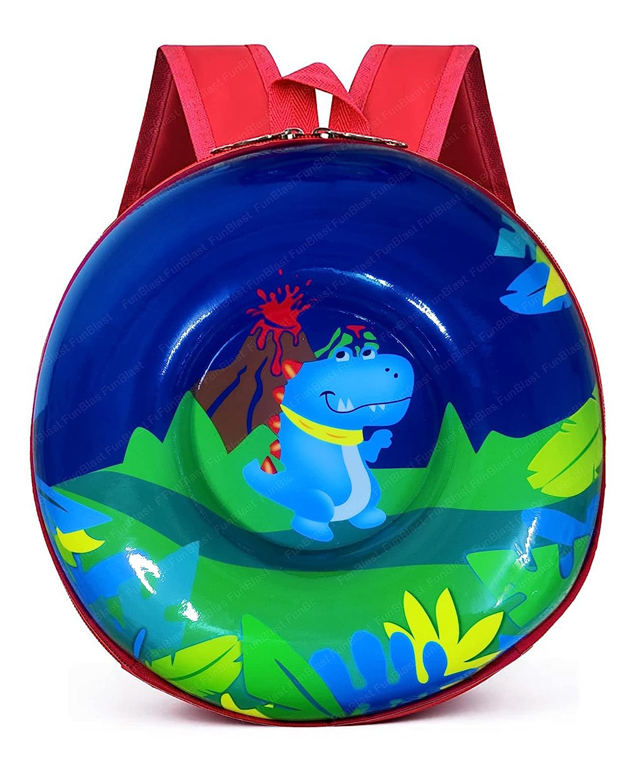 FunBlast Round Shaped Dinosaur Miniature Backpack for Kids - 10.6 Inches-picture-15
