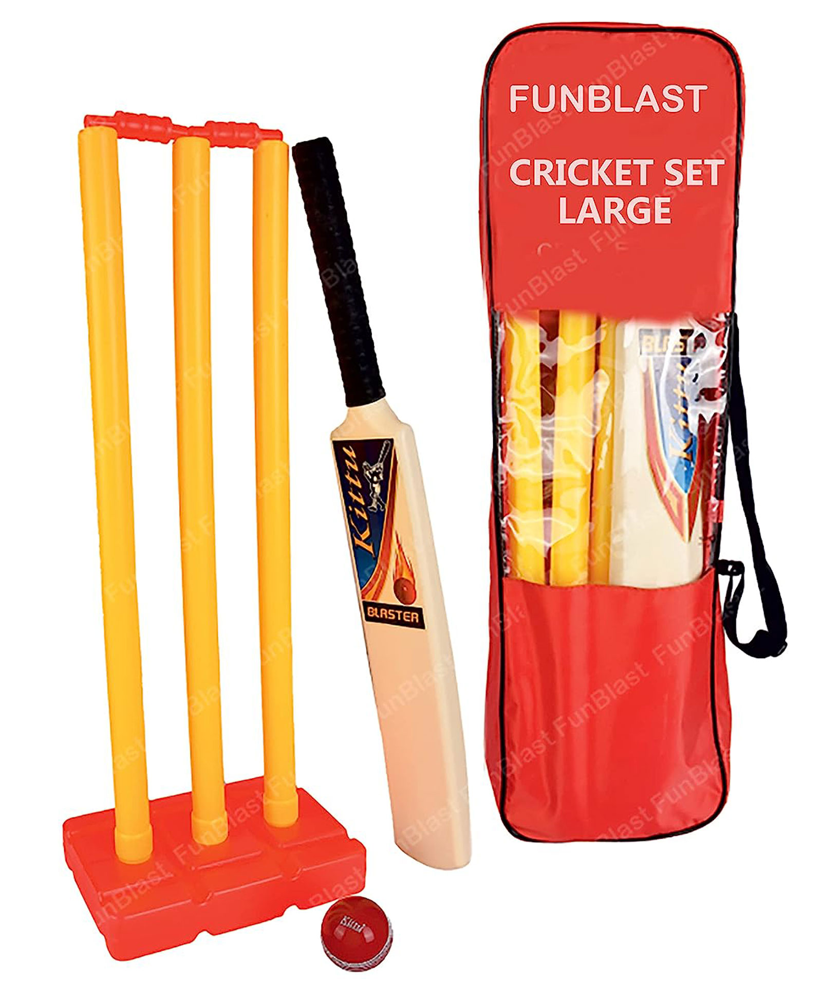 FunBlast Cricket Combo Set for Kids - Multicolour-image-49