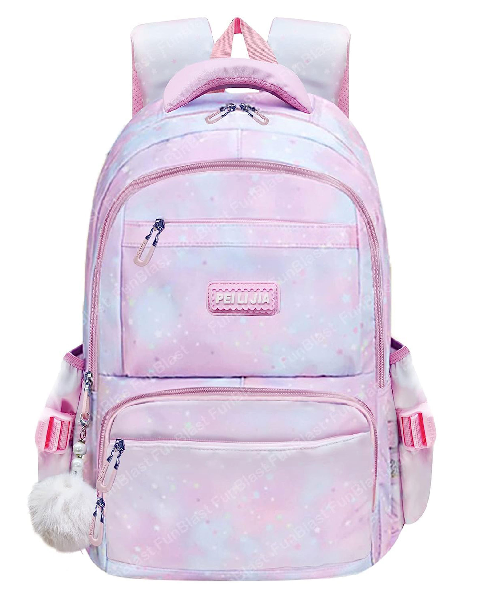 FunBlast Multipurpose Casual Backpack Pink - 18 Inches-image-28