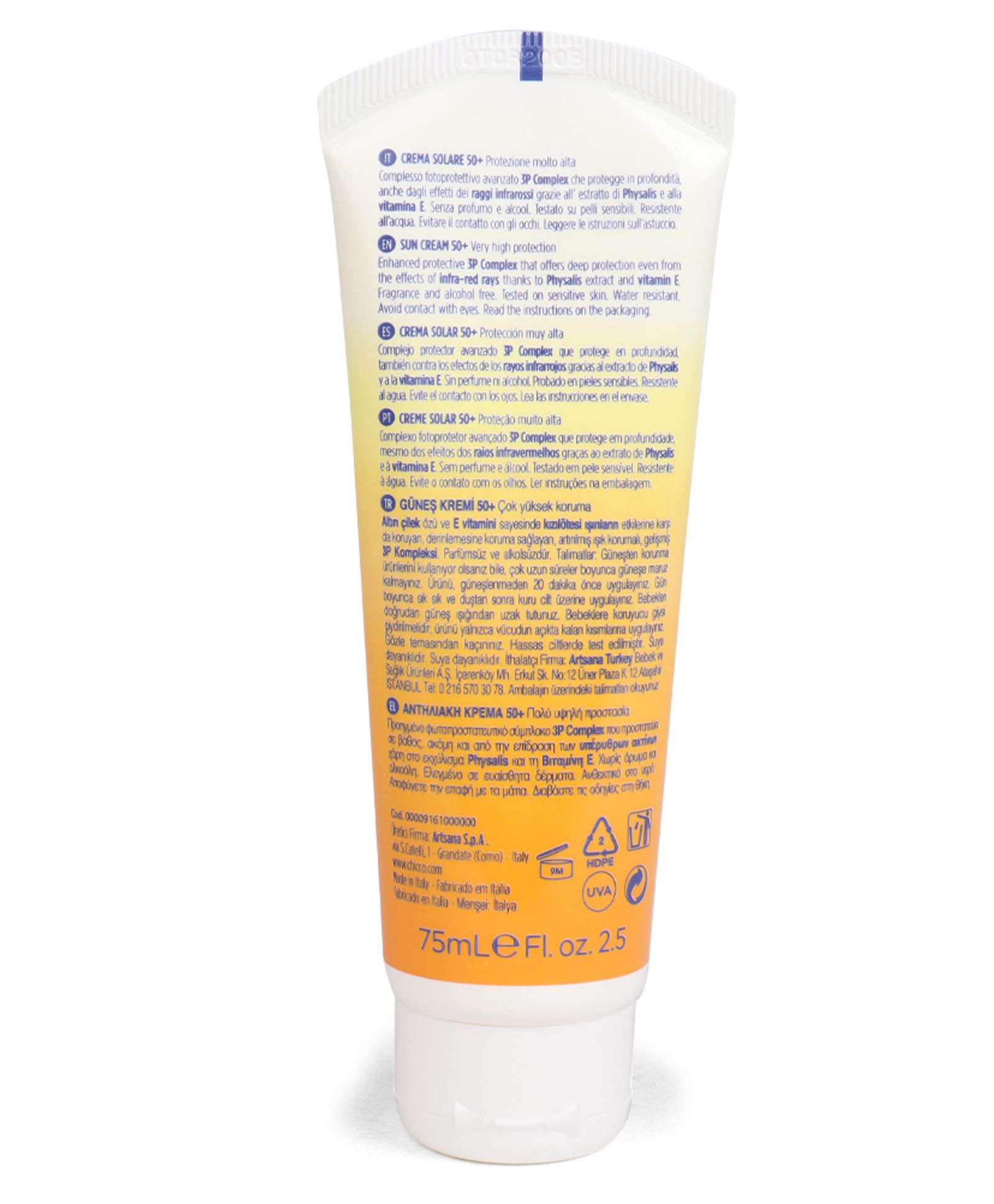 chicco sun cream spf 50