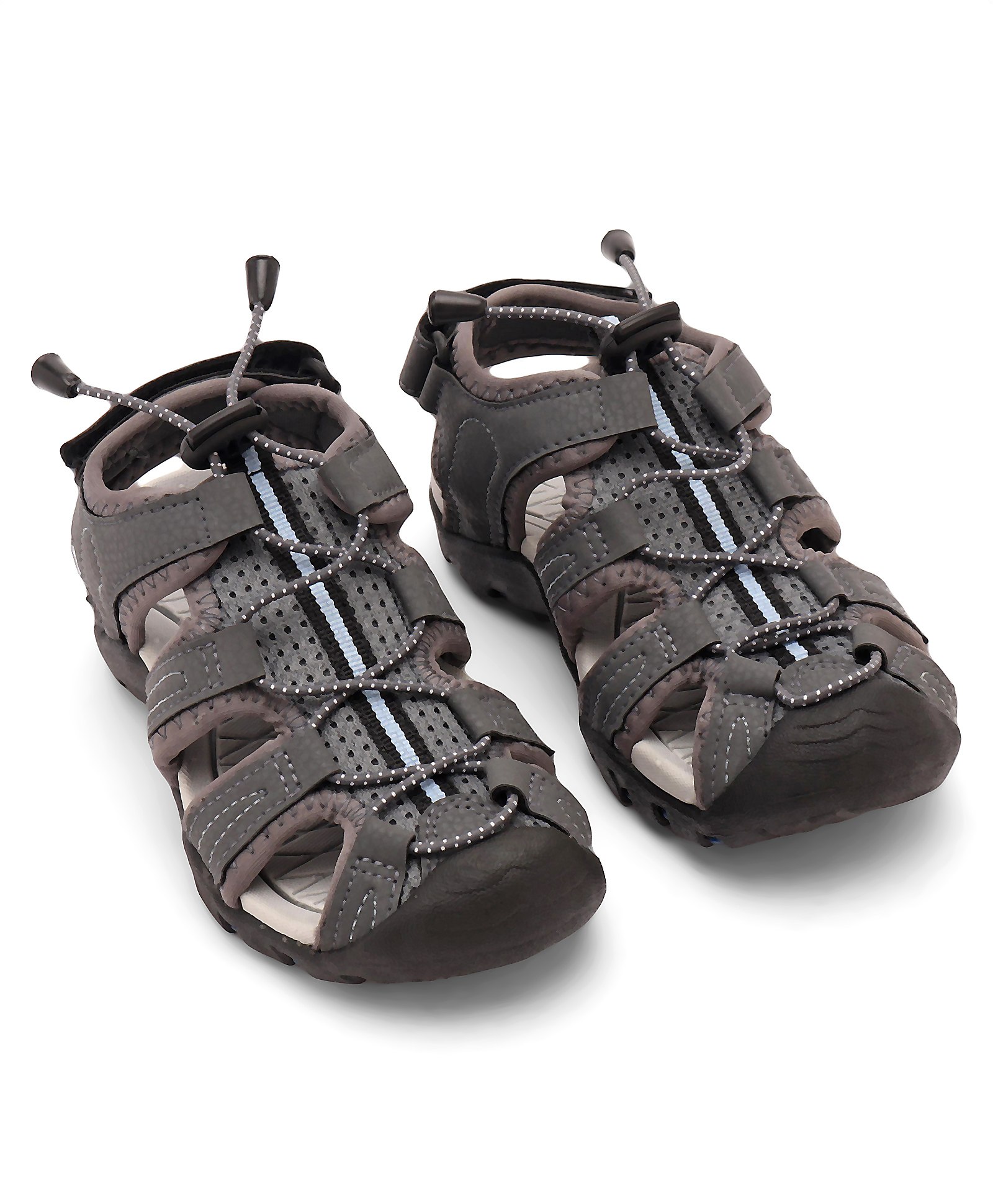 Pine Kids Velcro Closure Sandals - Blue-picture-11