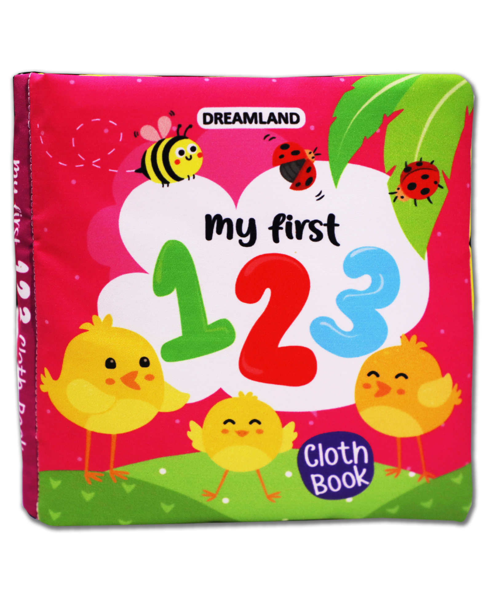 dreamland publications Dreamland Baby My First Cloth Book 123 with Squeaker and Crinkle Paper Cloth Books - English-picture-41