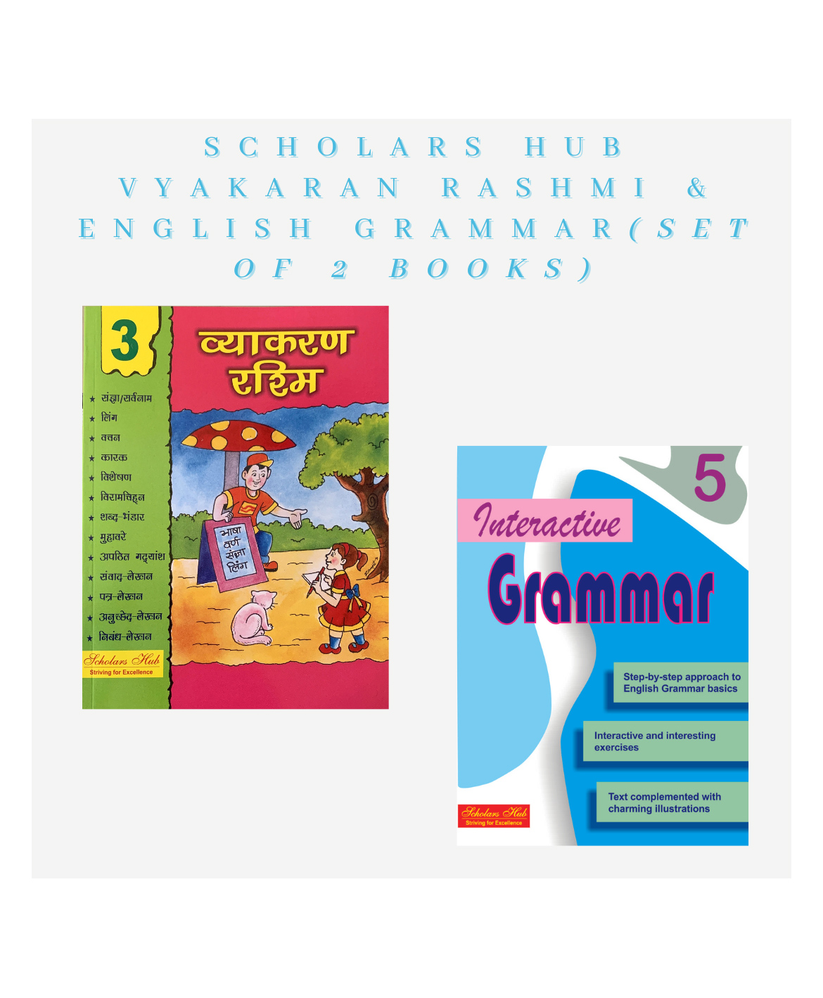 Interactive Grammar and Hindi Vyakaran Book Combo for Class 5 Pack of 2 Books - English & Hindi-image-36