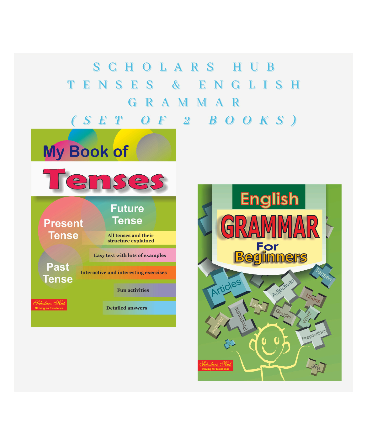 scholars hub My Book of Tenses & Grammar for Beginners Pack of 2 Books - English-picture-17