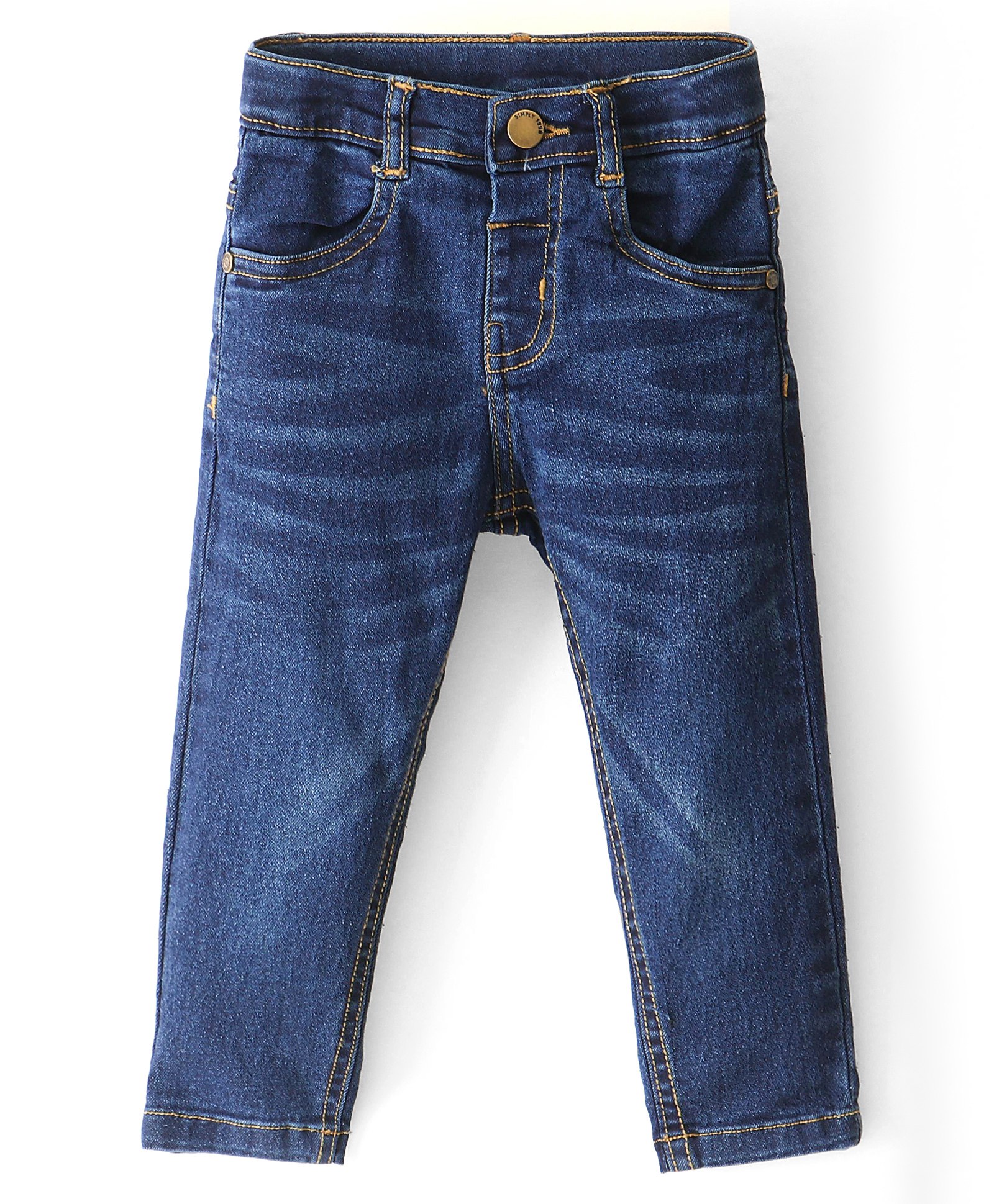 Simply Premium Denim Full Length Jeans Washed - Dark Blue-picture-18