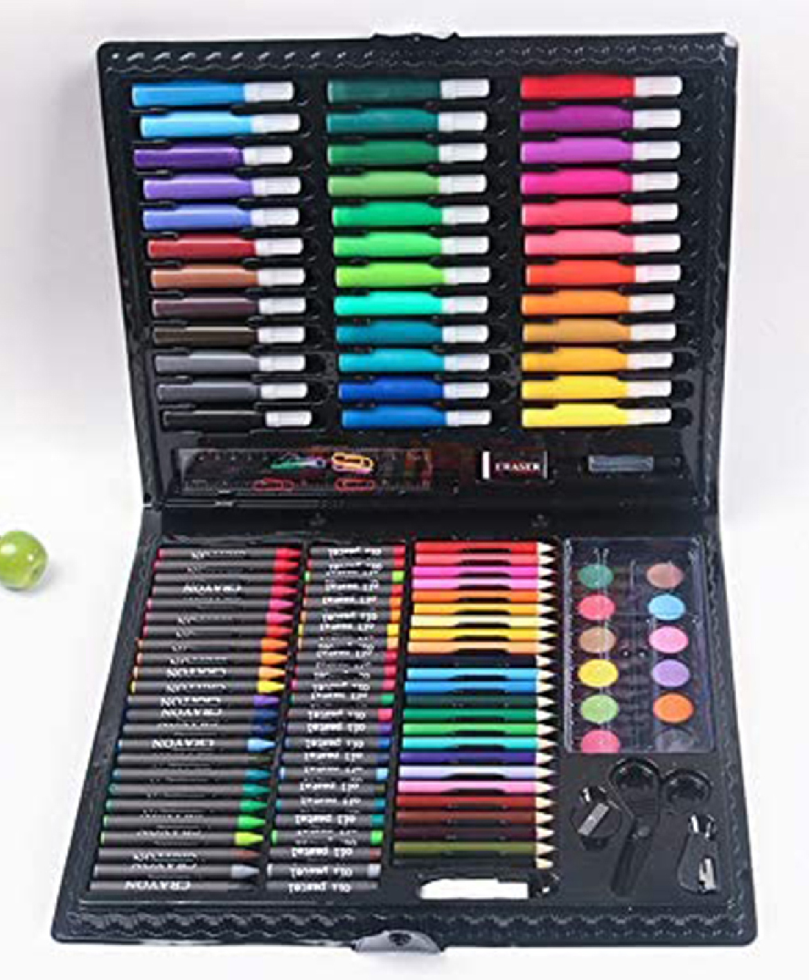 TONY STARK Deluxe Kids Art Set for Drawing Painting and More with Portable Art Box - Black-picture-38