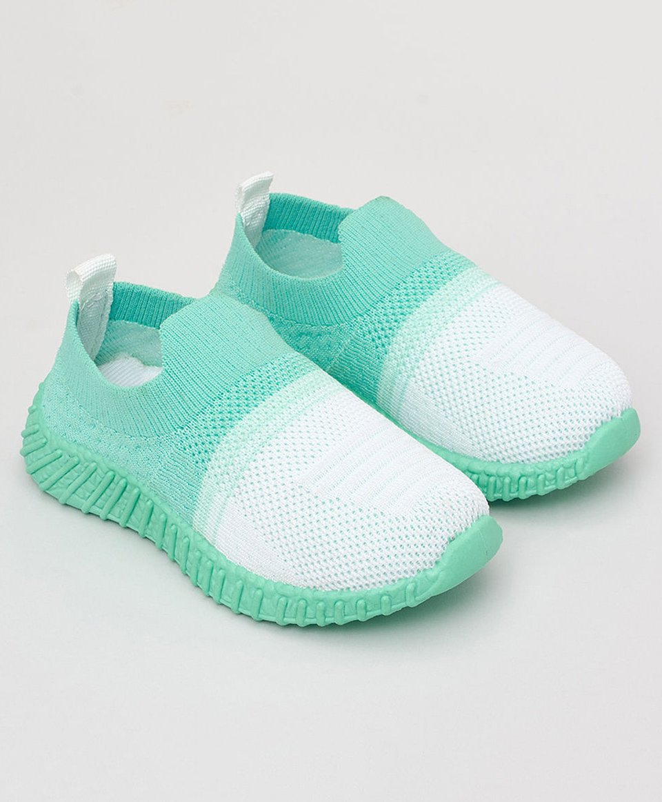 Priaansha Kids Colour Gradient Slip On Shoes - Sea Green-picture-38