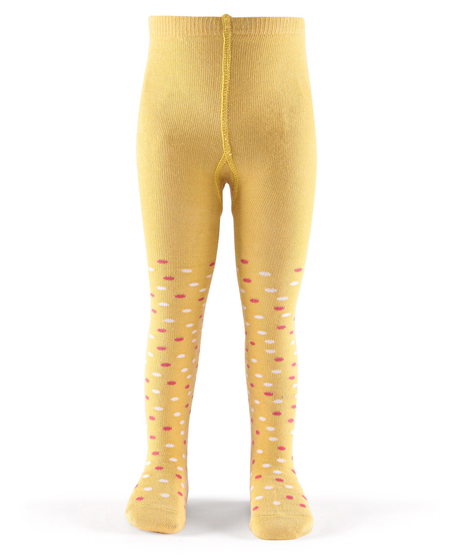 cute walk by babyhug Cutewalk by Babyhug Non Terry Footed Anti Bacterial Polka Dot Design Tights  - Yellow-picture-25