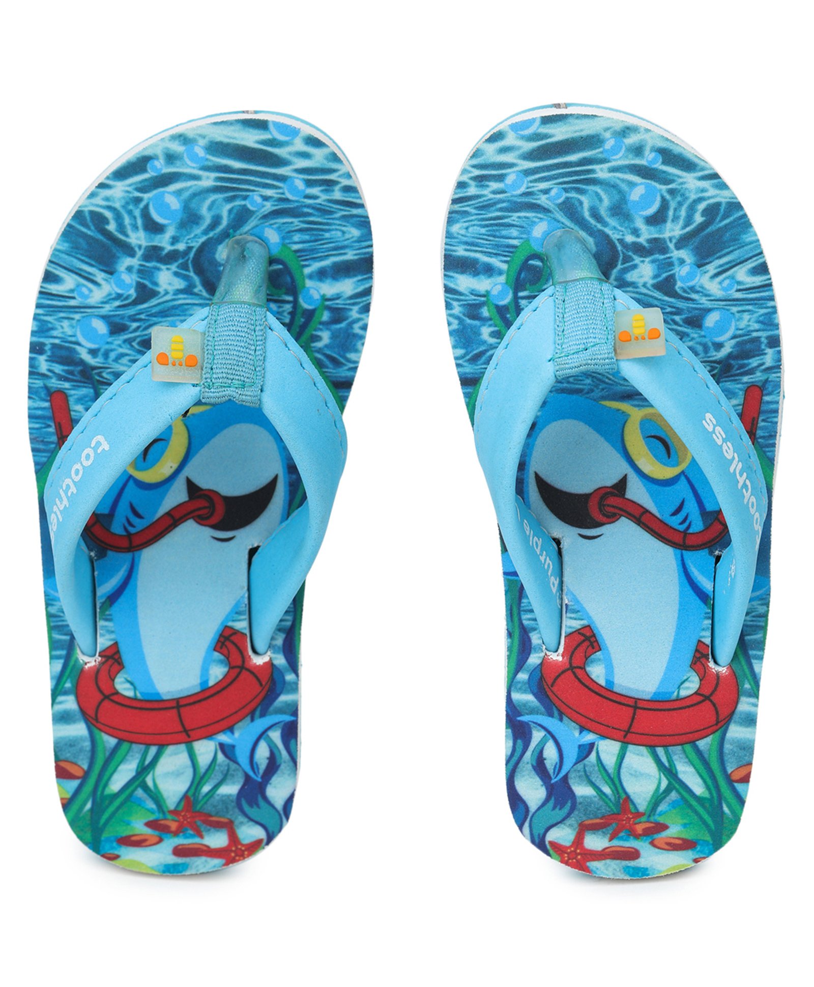 Toothless Slip On Flip Flops - Blue-picture-25