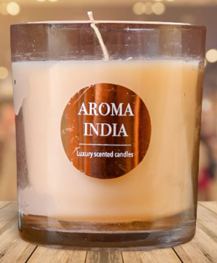 OnEarth 1 Wick Soy Wax Jasmine Scented Luxury Candle With Cork Lid - Pack Of 1-image-49