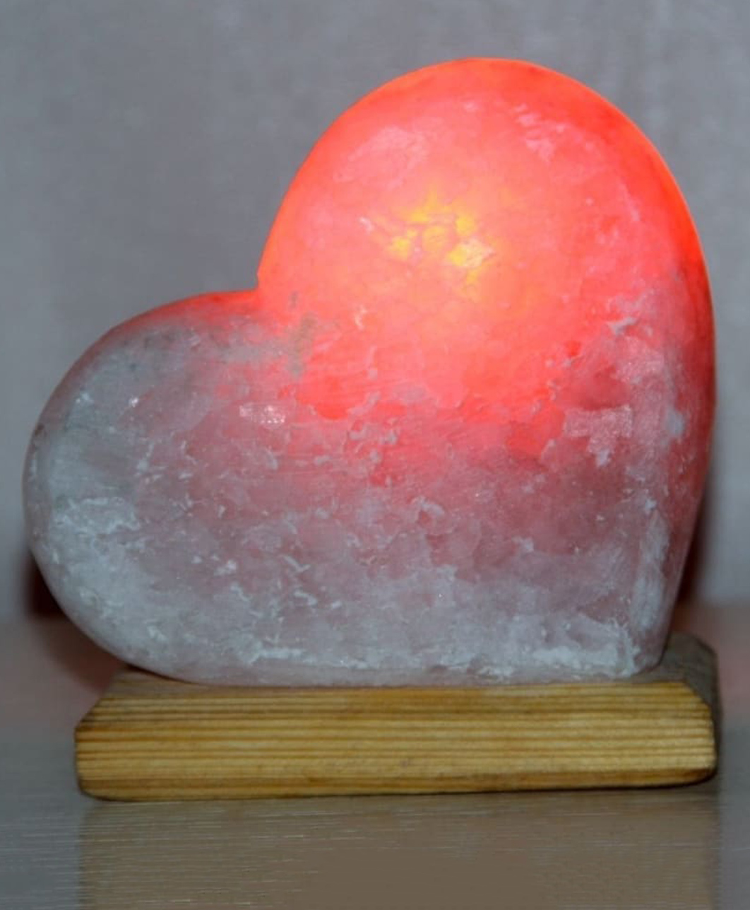 OnEarth Heart Shape Himalayan Salt Lamp Pack of 1 - Multicolor-image-41