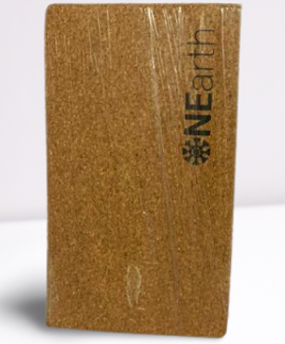 OnEarth Yoga Block Brick - Cork Pack of 1-image-3