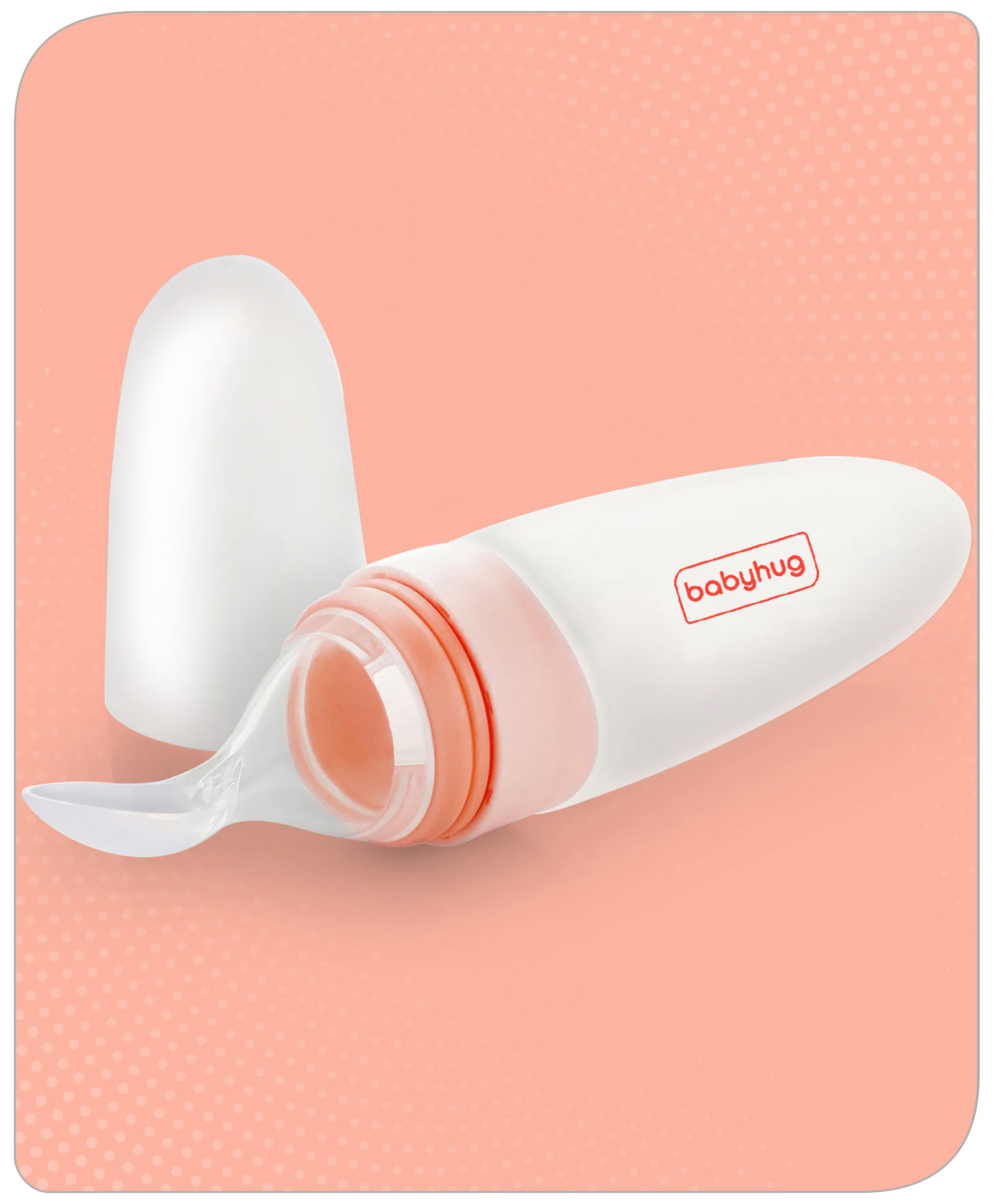 Babyhug Squeezy Silicone Food Feeder- Pink