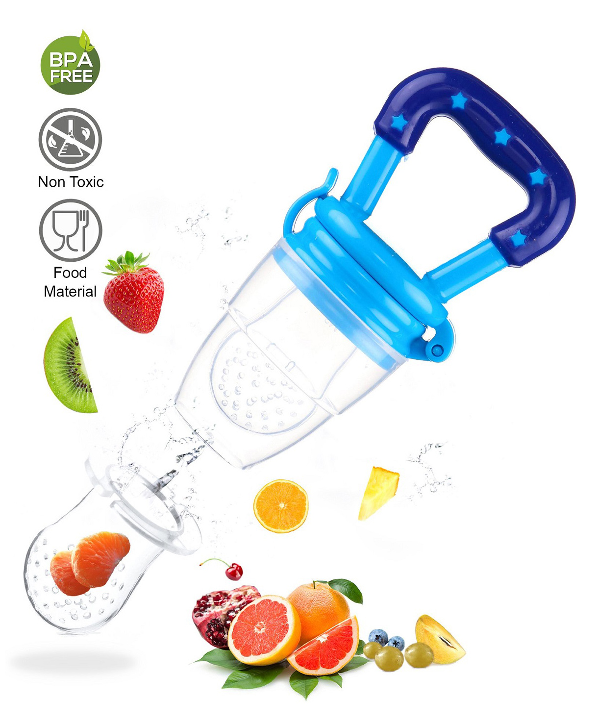 Ortis Silicone Fruit and Food Nibbler - Blue-image-15