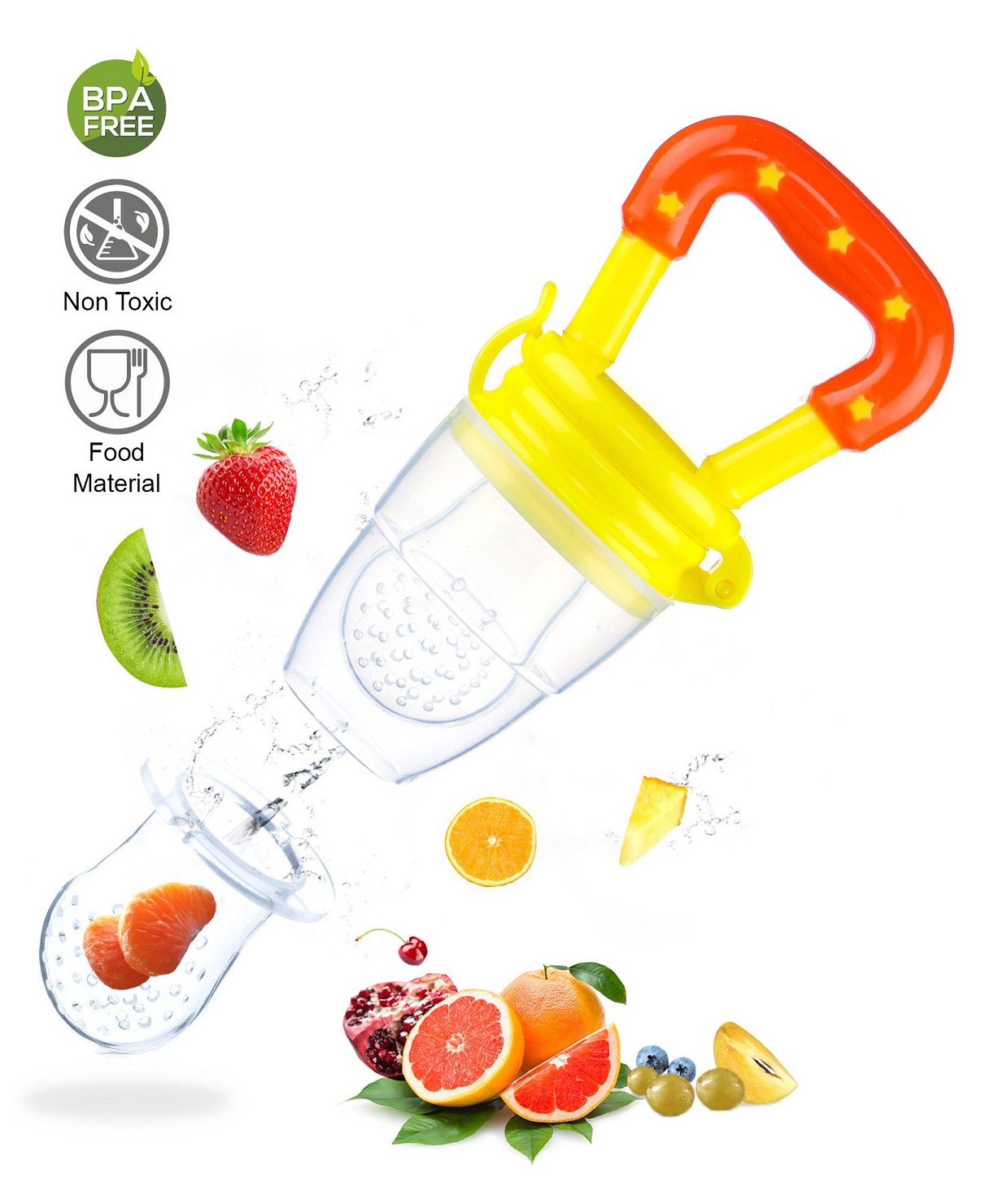 Ortis Silicone Fruit and Food Nibbler - Yellow-picture-15