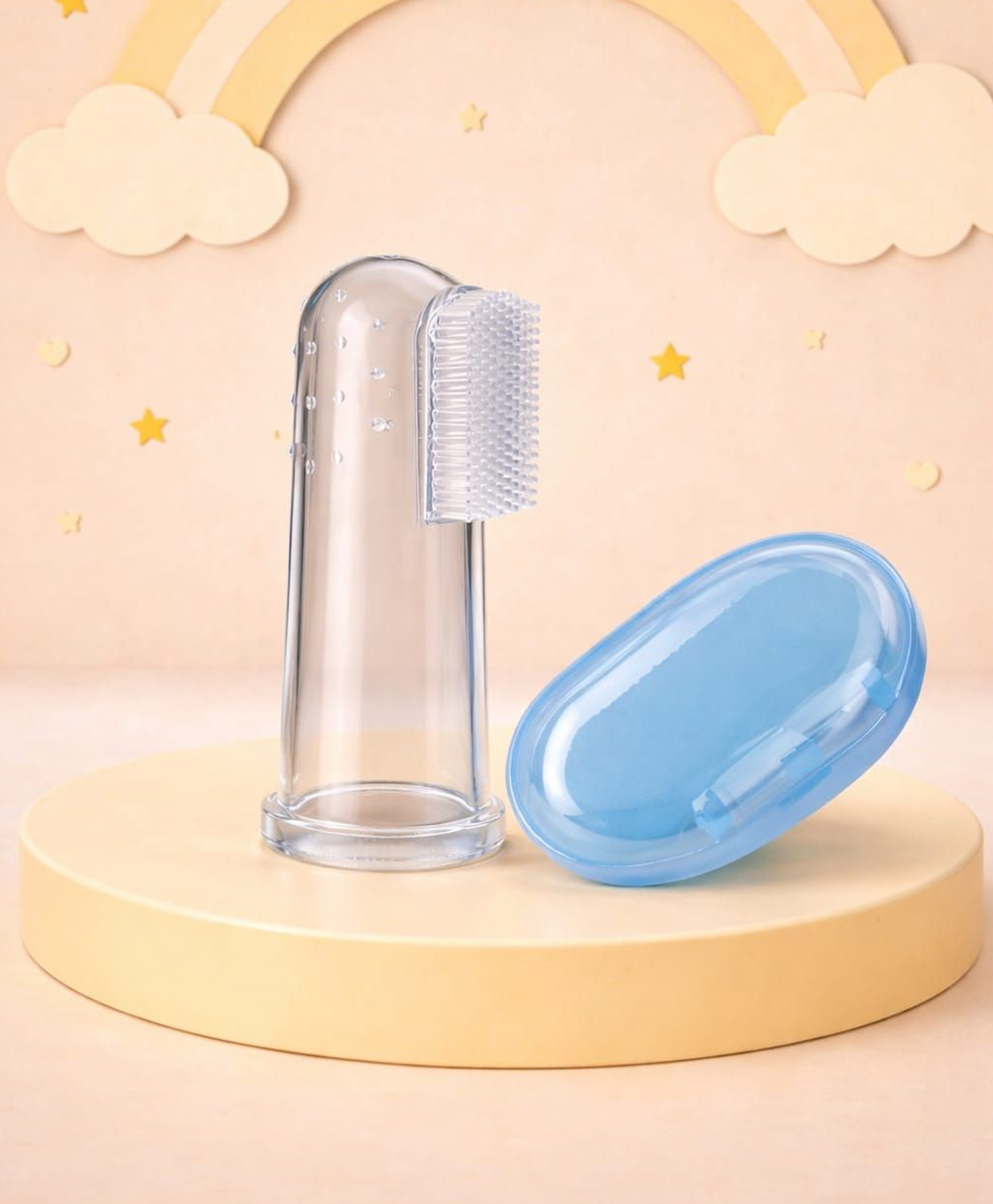Kritiu Silicone Figure Brush With Case - Blue-picture-15