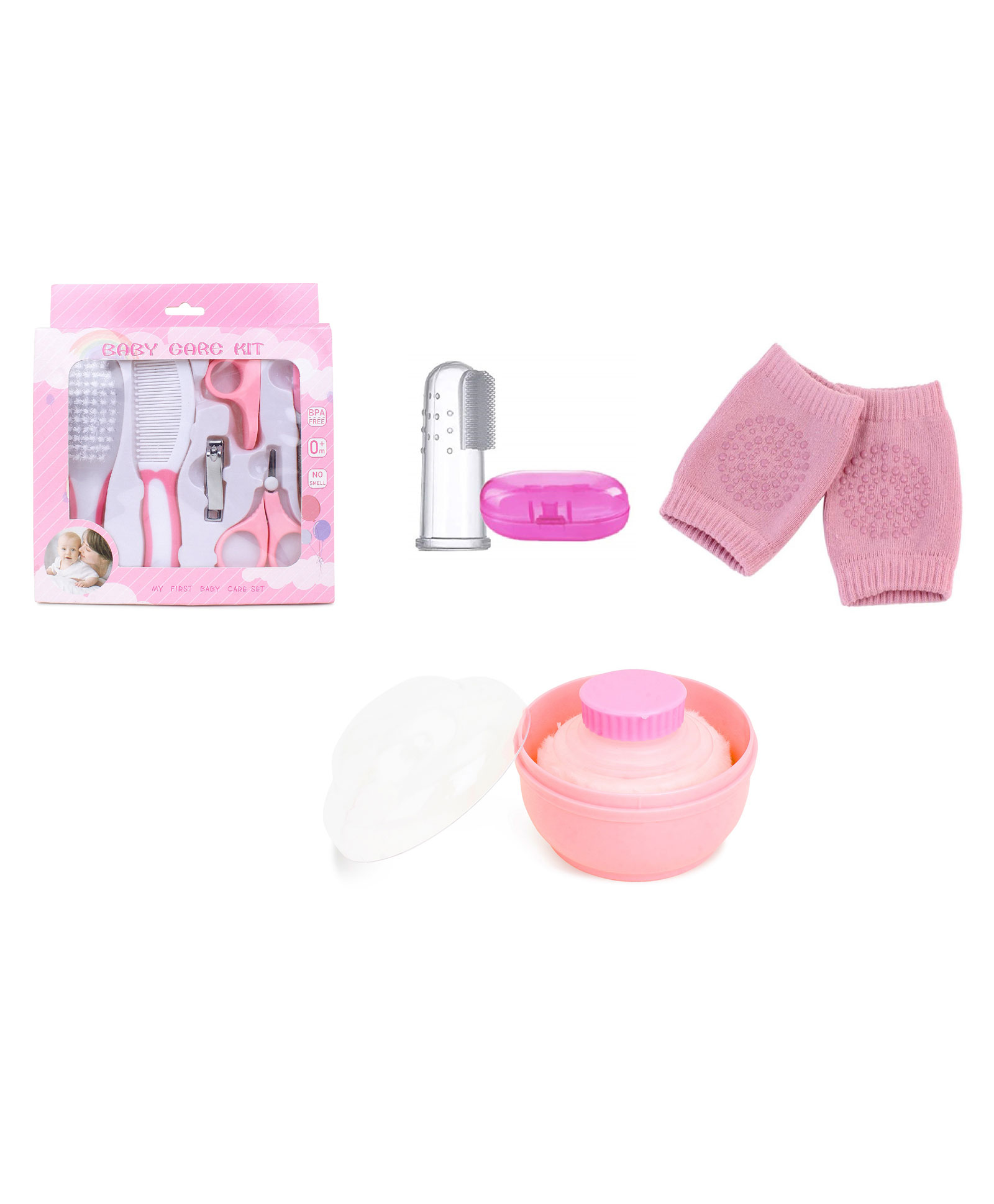 Kritiu Baby Grooming Essential Care Kit - Pink-image-42