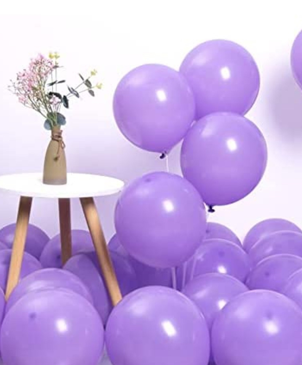 Untumble Pastel Color Balloons Purple - Pack of 50-image-13