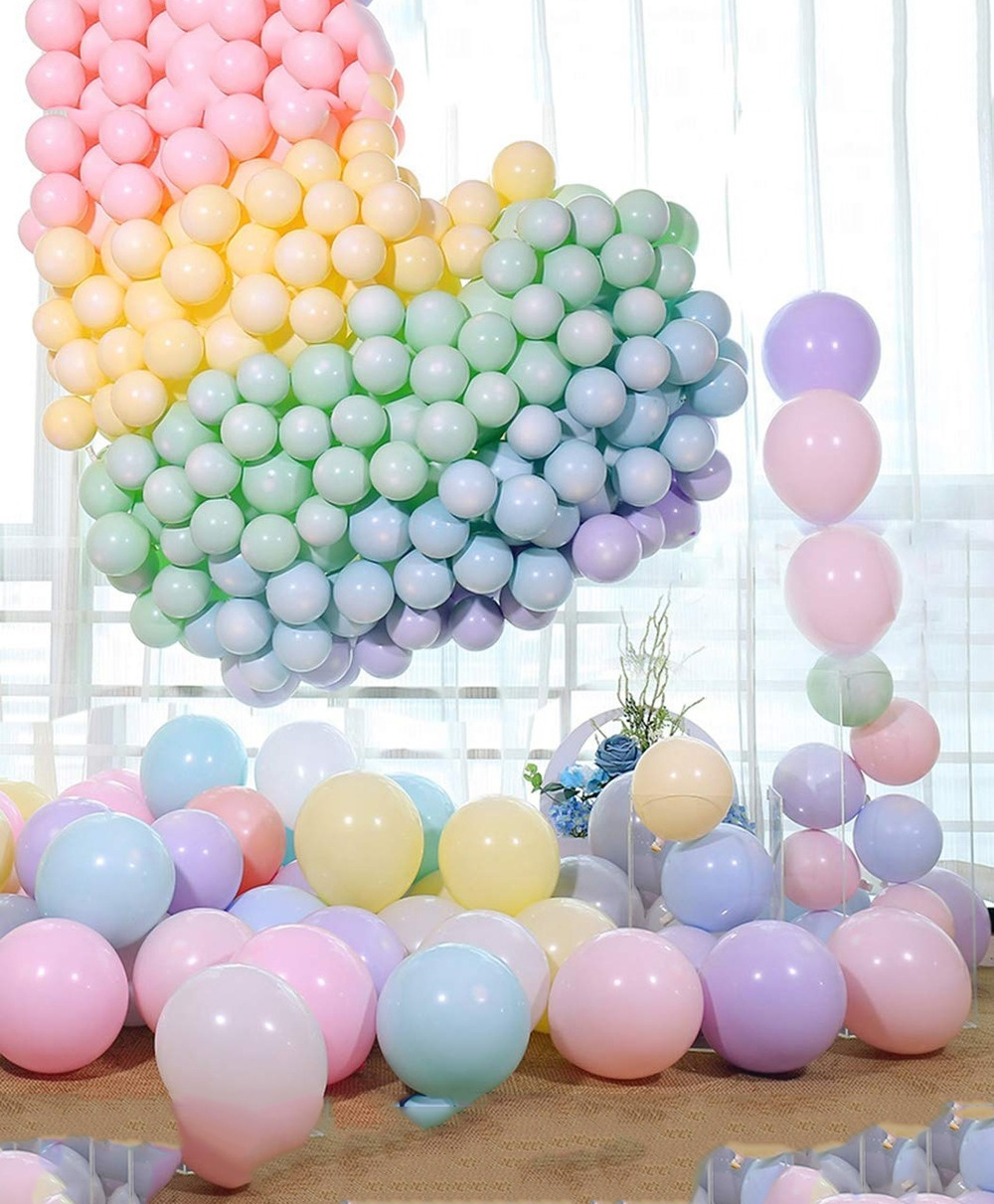 Untumble Pastel Color Balloons For Birthday Baby Shower Decoration Multicolor - Pack of 100-image-10