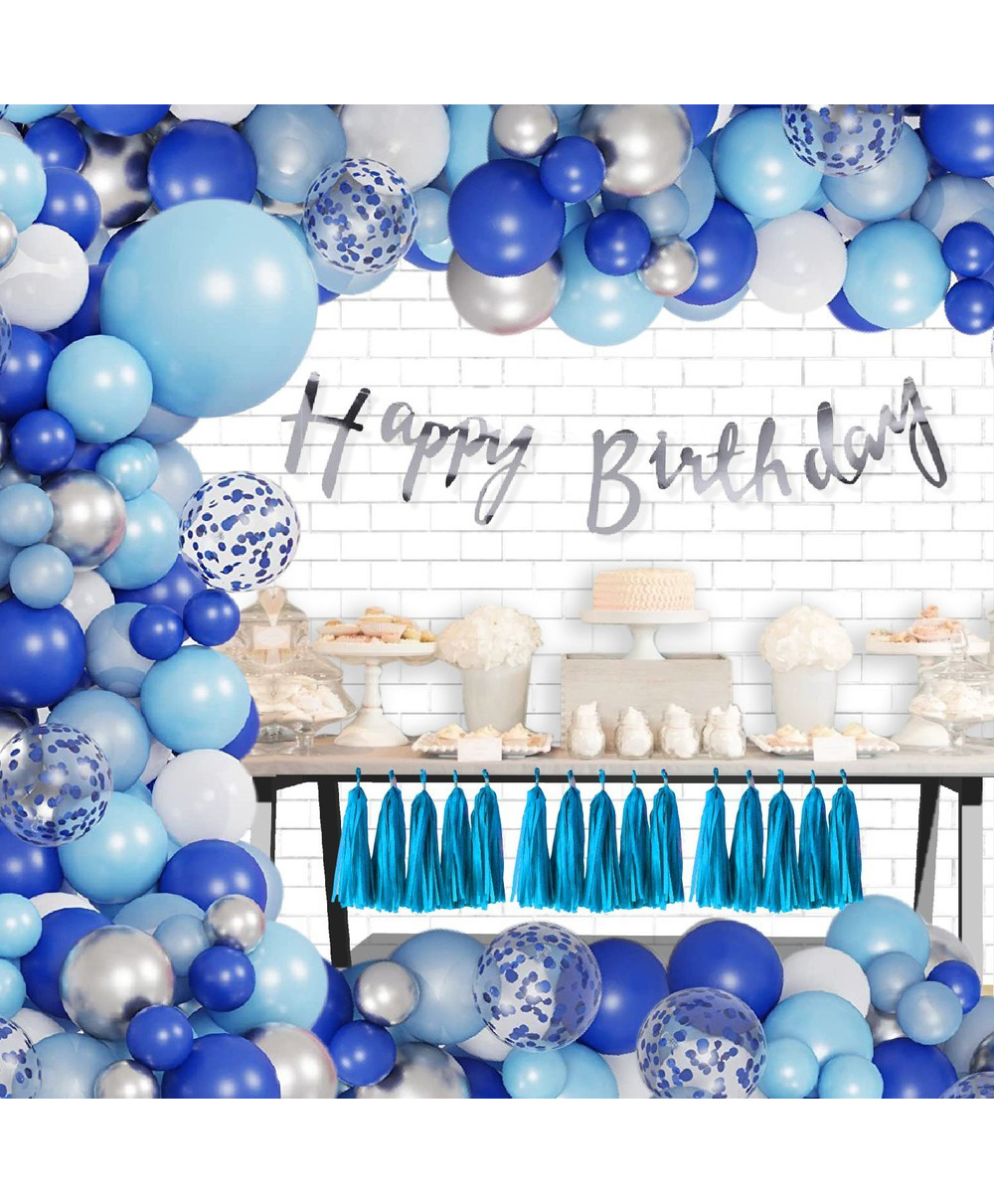 Untumble Cursive Banner Colored Theme Birhtday Decoration With Tassels For kids Blue - Pack of 52-image-21