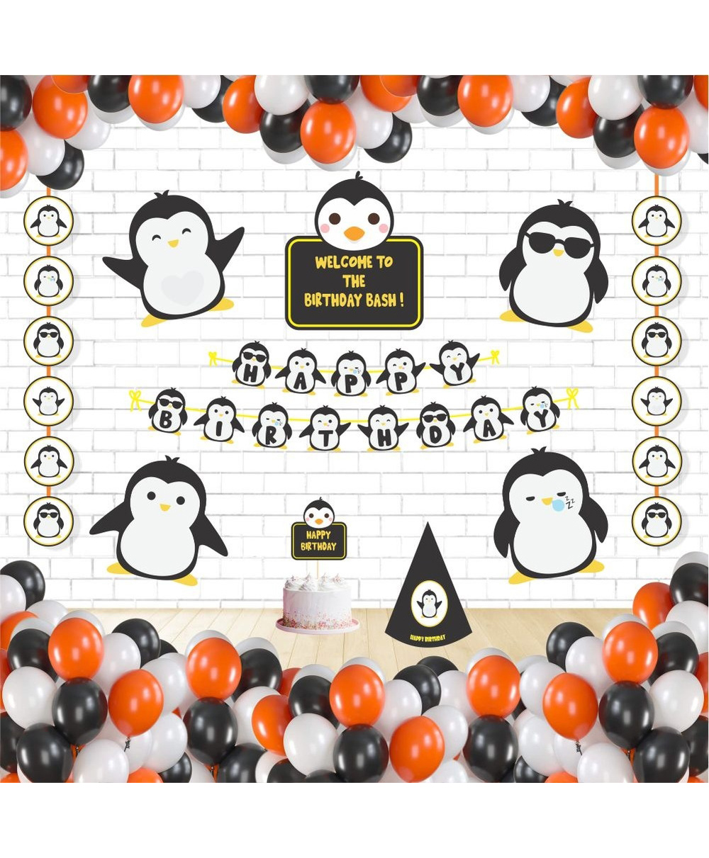 Untumble Penguin Theme Decoration Party Hats Kit for Kids - Pack of 59-picture-11