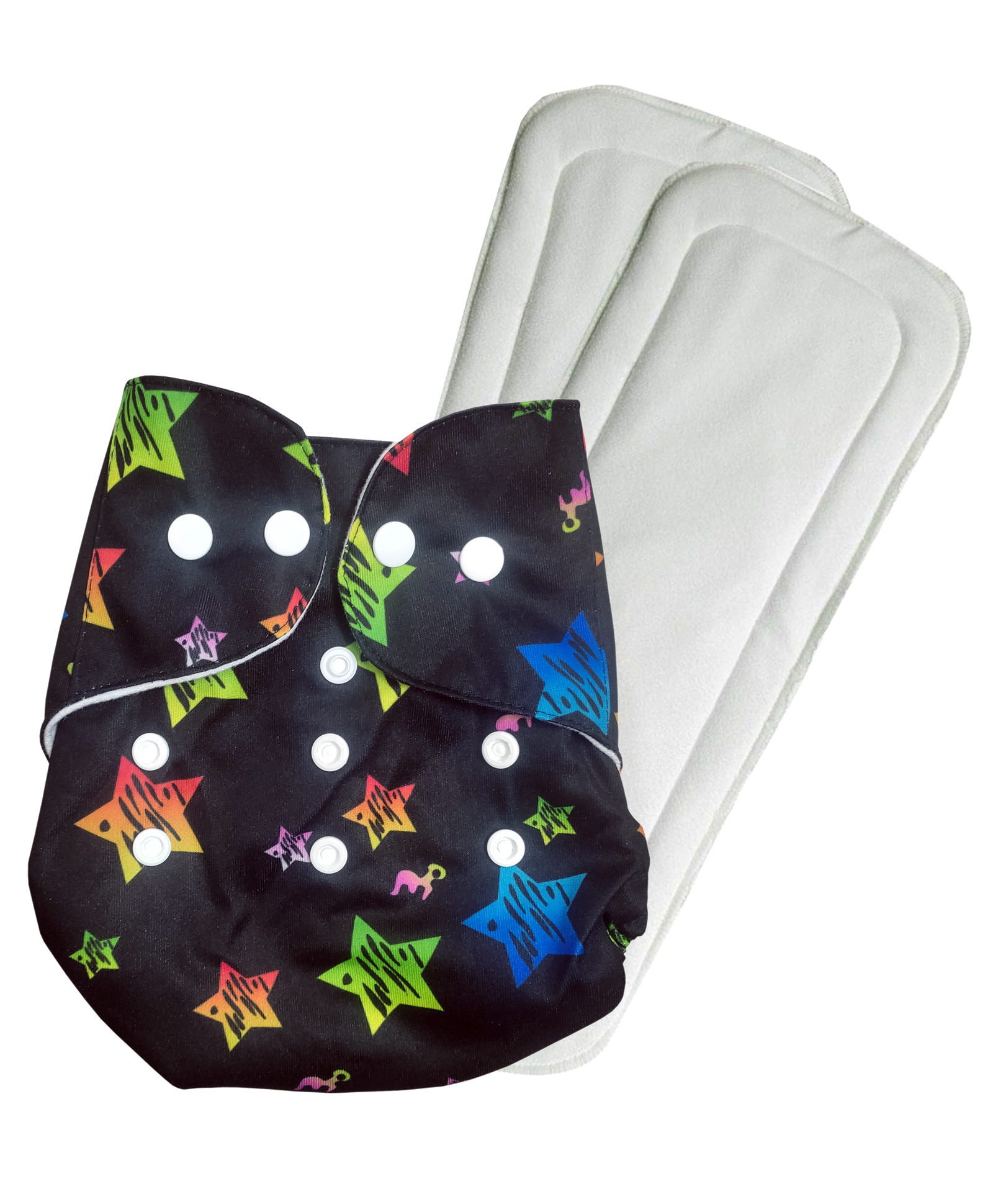 Domenico Washable Baby Diaper Premium Cloth Diaper Reusable Adjustable Size Waterproof Pocket Cloth Diaper Nappie-picture-25