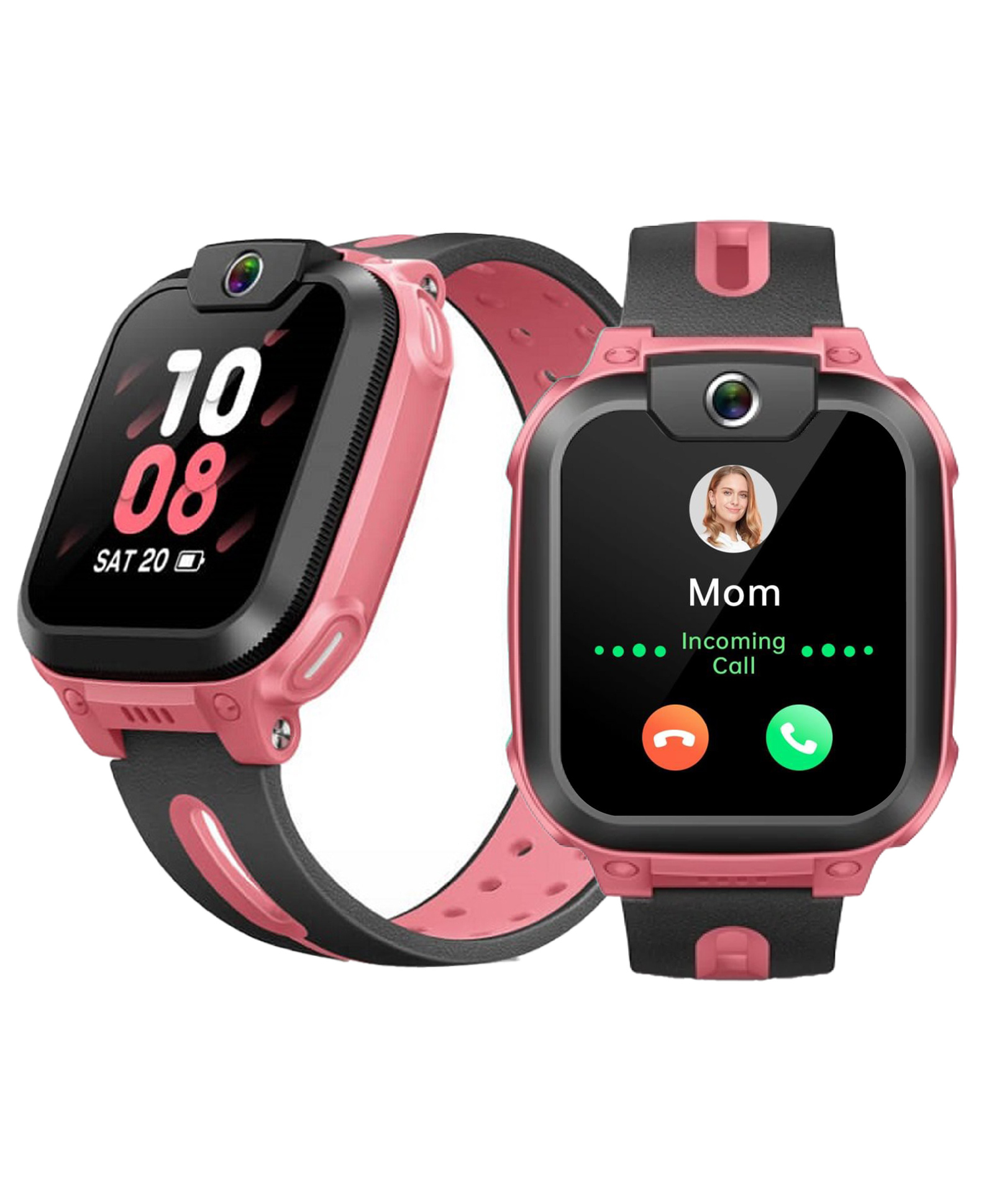 imoo Watch Phone Z1 With Video & Voice Call - Red-picture-11