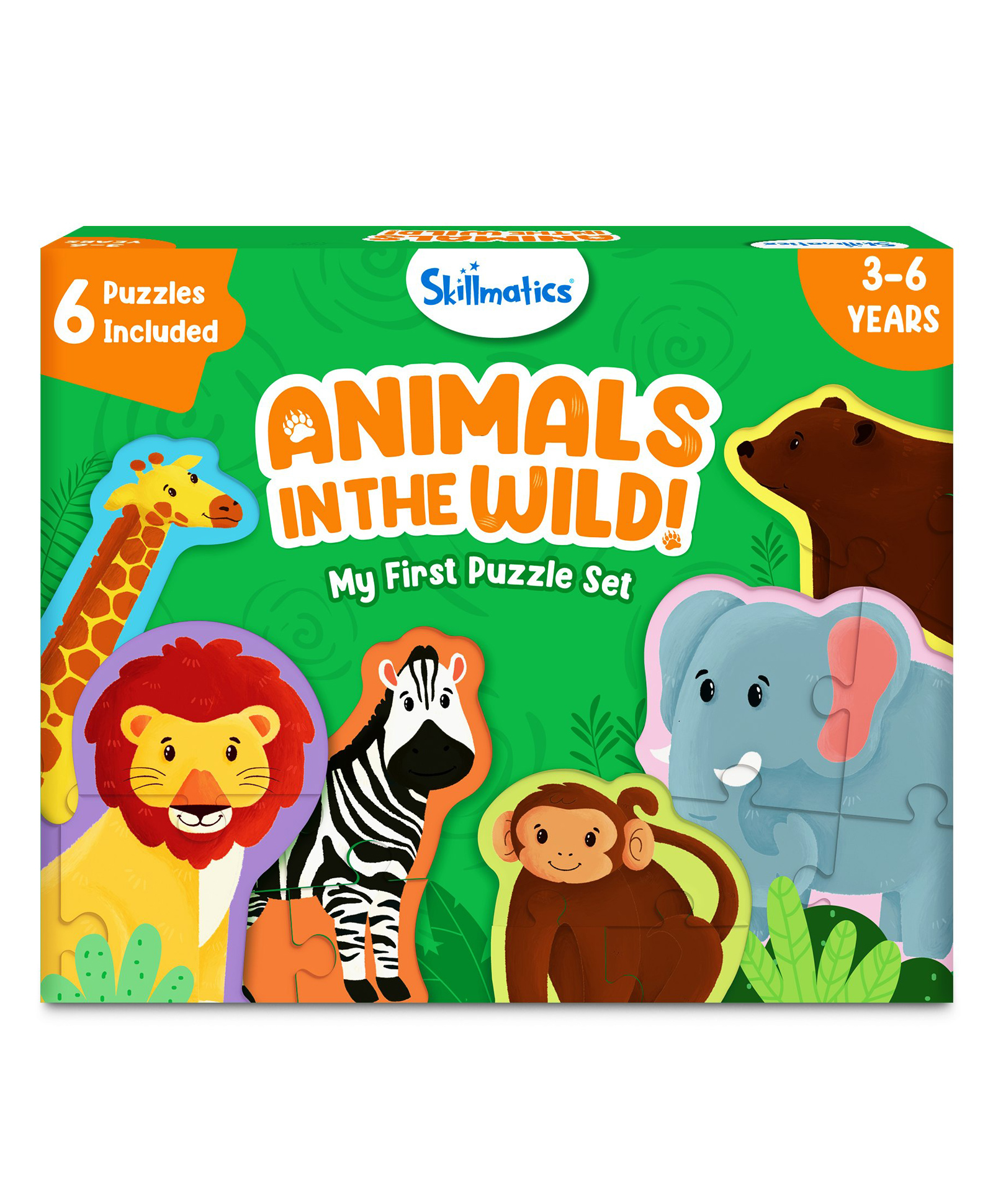 Skillmatics My First Animal Jigsaw Puzzles Set - 21 Pieces-image-27