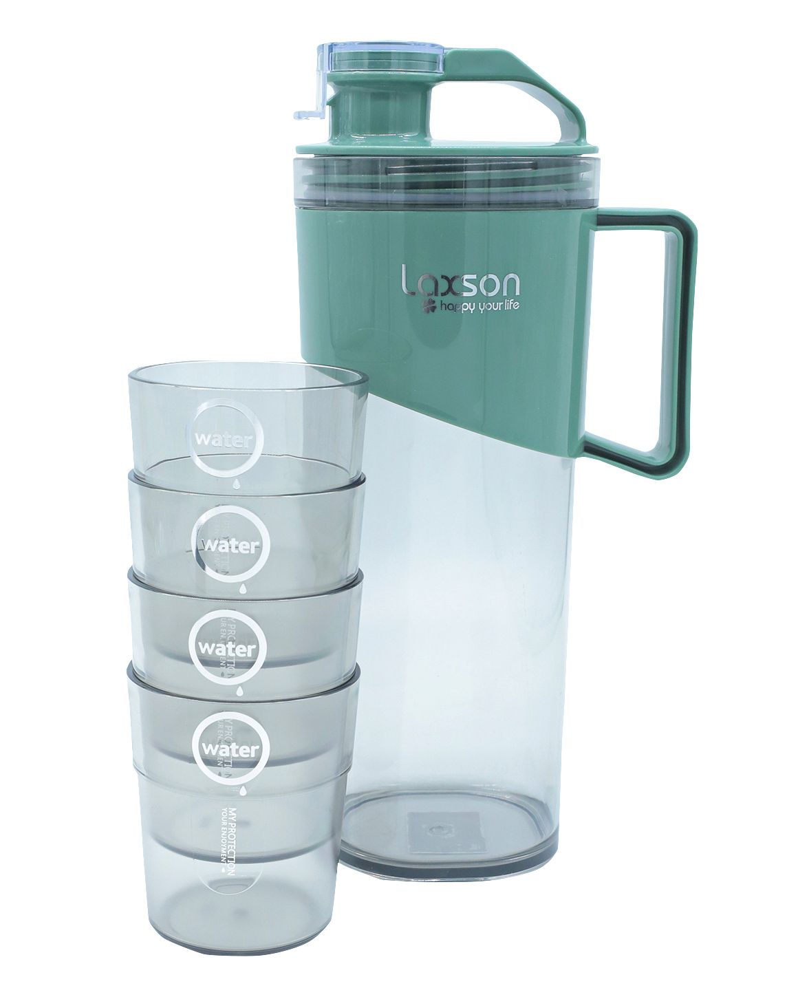 BitFeex Juge Green Jug with Glass Set Pitcher Water Jug Set - 1600 ml-picture-40