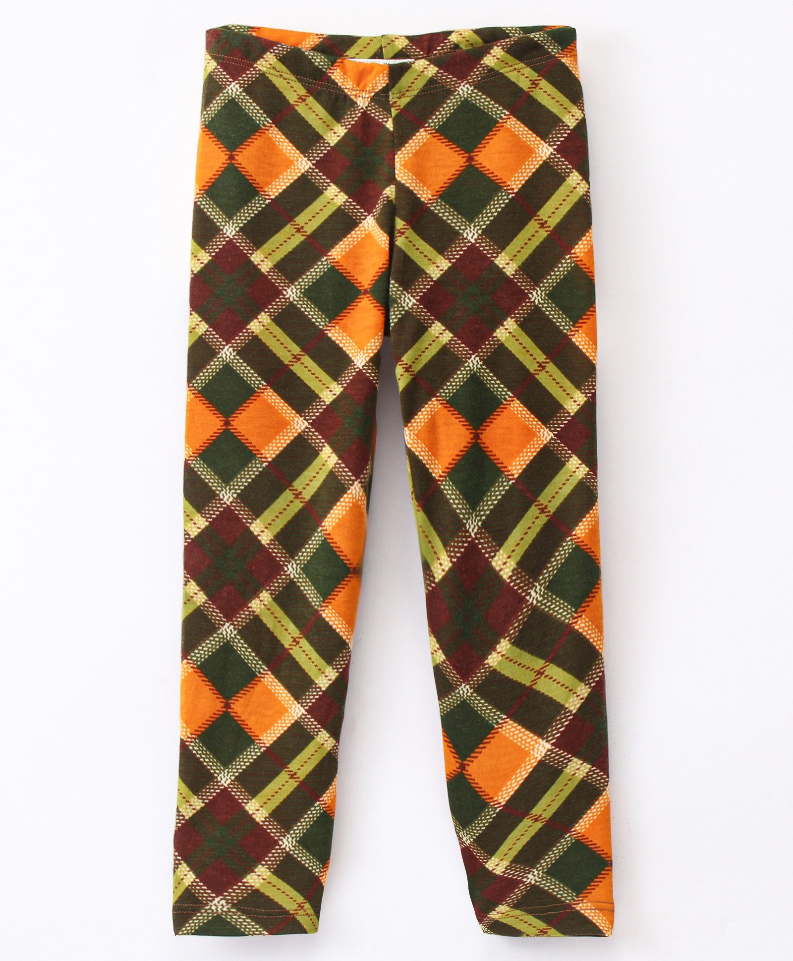 CrayonFlakes Checkered Leggings - Orange-picture-19