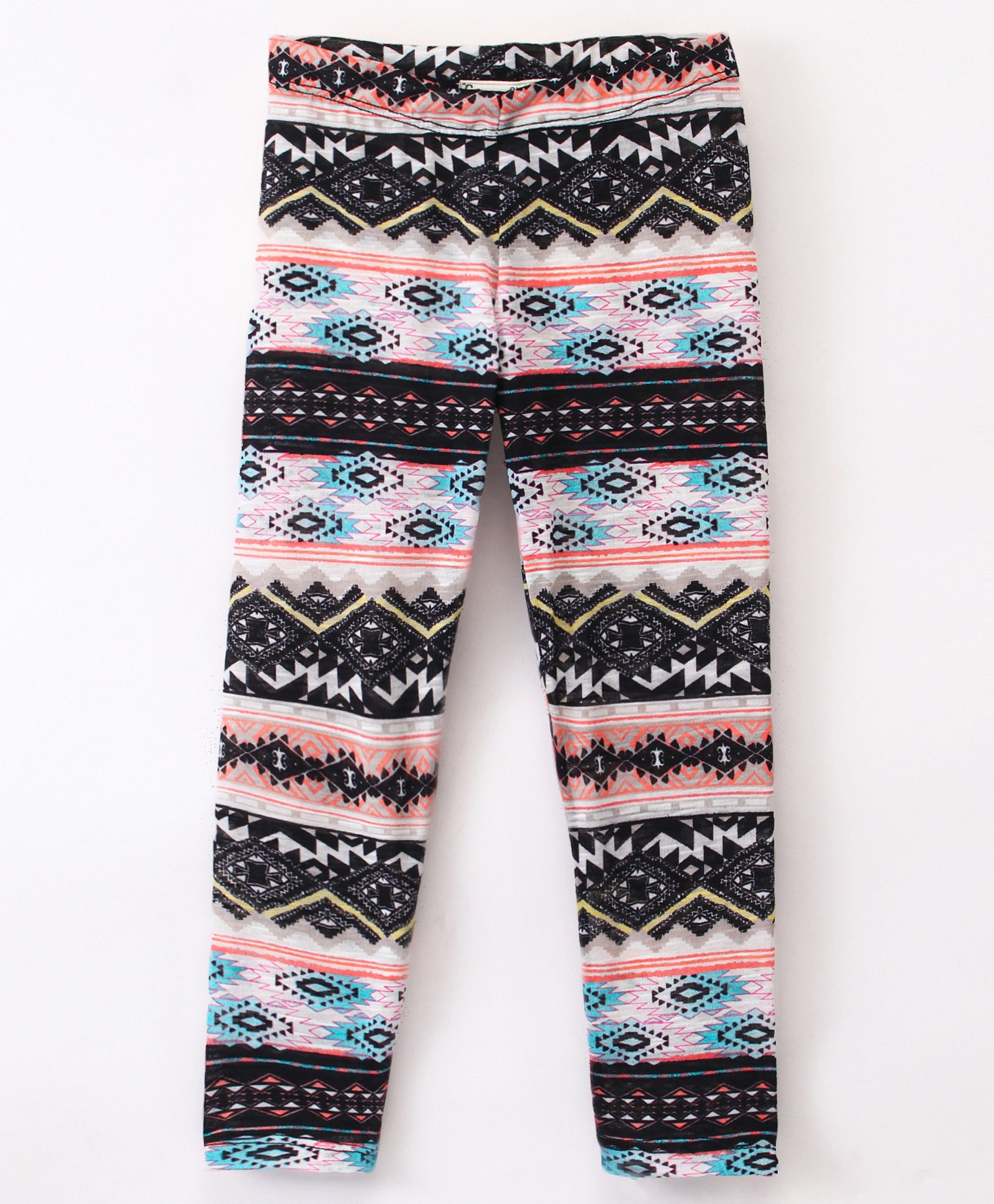 CrayonFlakes Seamless Jacquard Design Printed Leggings - Black-picture-12