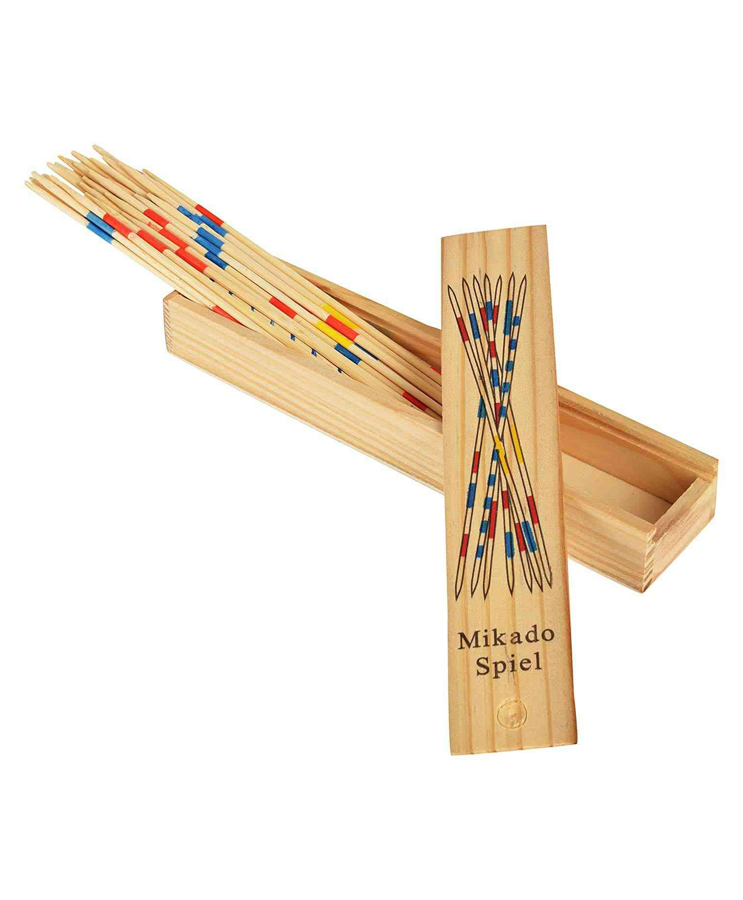 YAMAMA Mikado Game Wooden 31 Pick Up Sticks Fun Family Game For Kids & Adults  Beige-picture-13