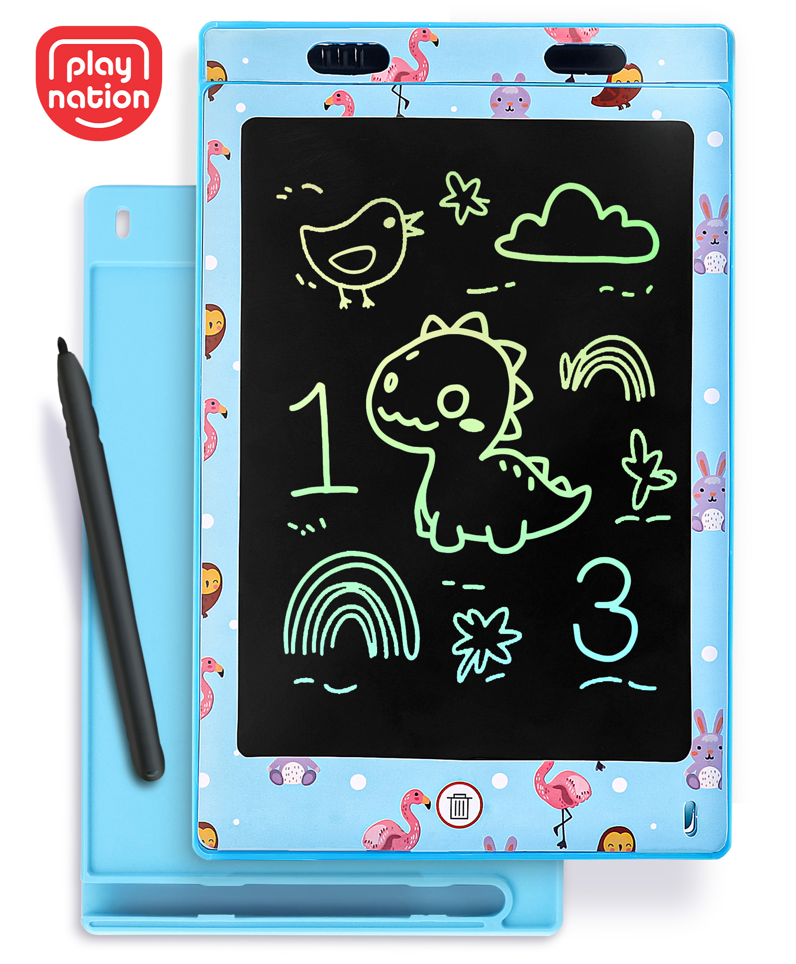 play nation PlayNation 8.5 Inch Writing Tablet - Blue-picture-0