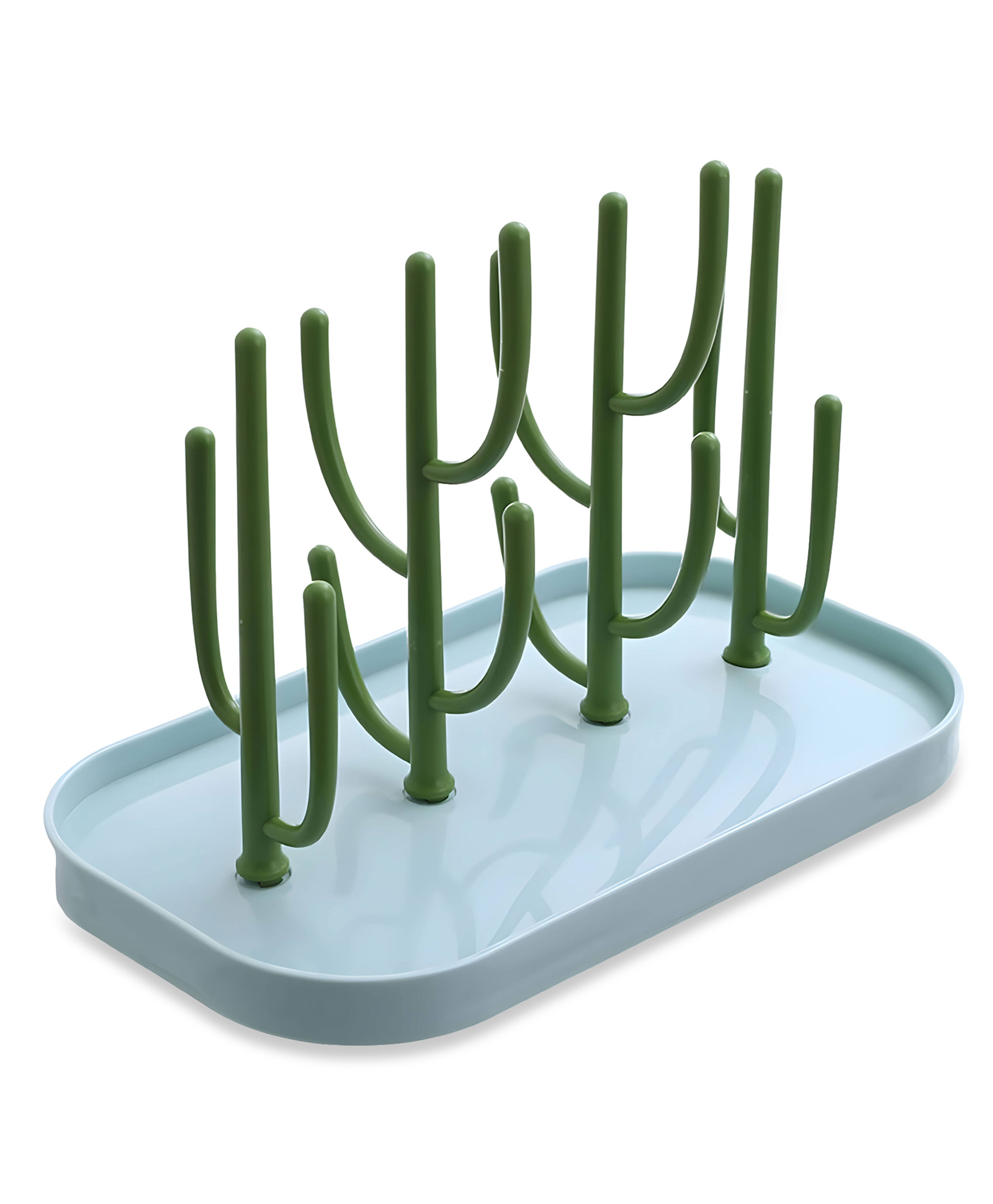 Bembika Baby Drying Rack For Bottles Baby Bottle Drying Stand For Babies - Green-image-10