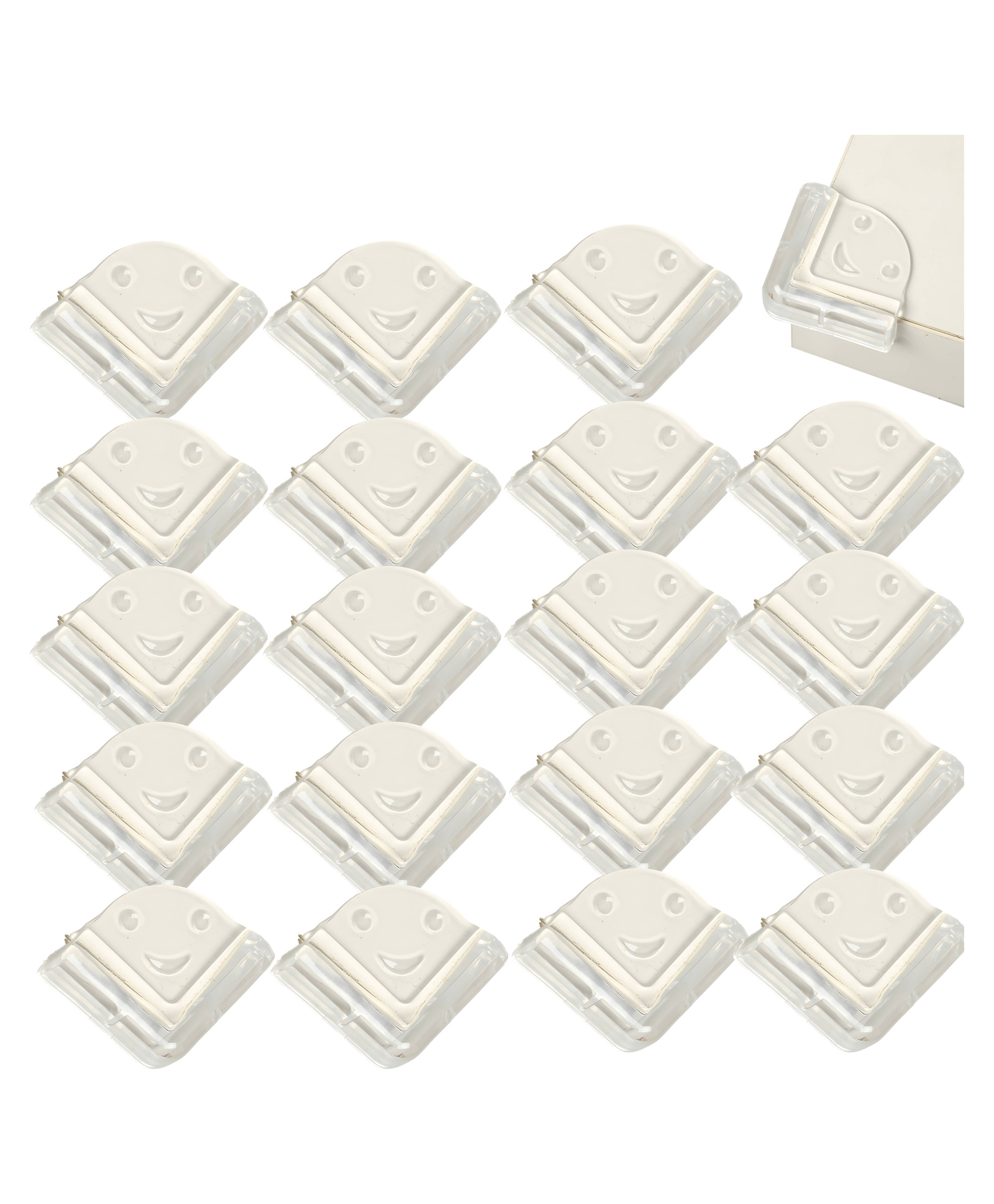 Bembika Baby Safety Corner Protector Edge & Corner Guards L Round Shaped - 20 Pieces-picture-27