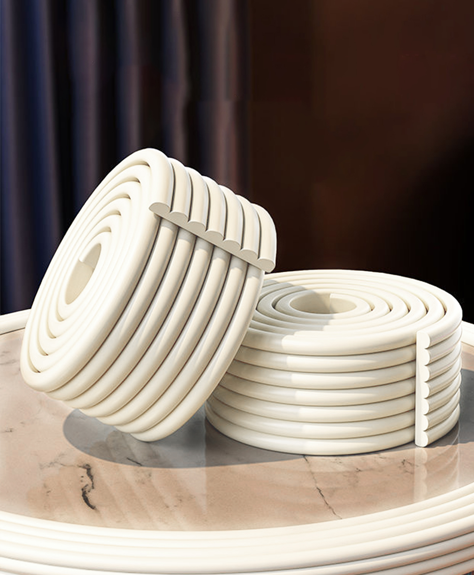 Bembika W Shape Baby Proofing Edge & Corner Guards Design For Sharp Edges Of Furniture - White-image-42