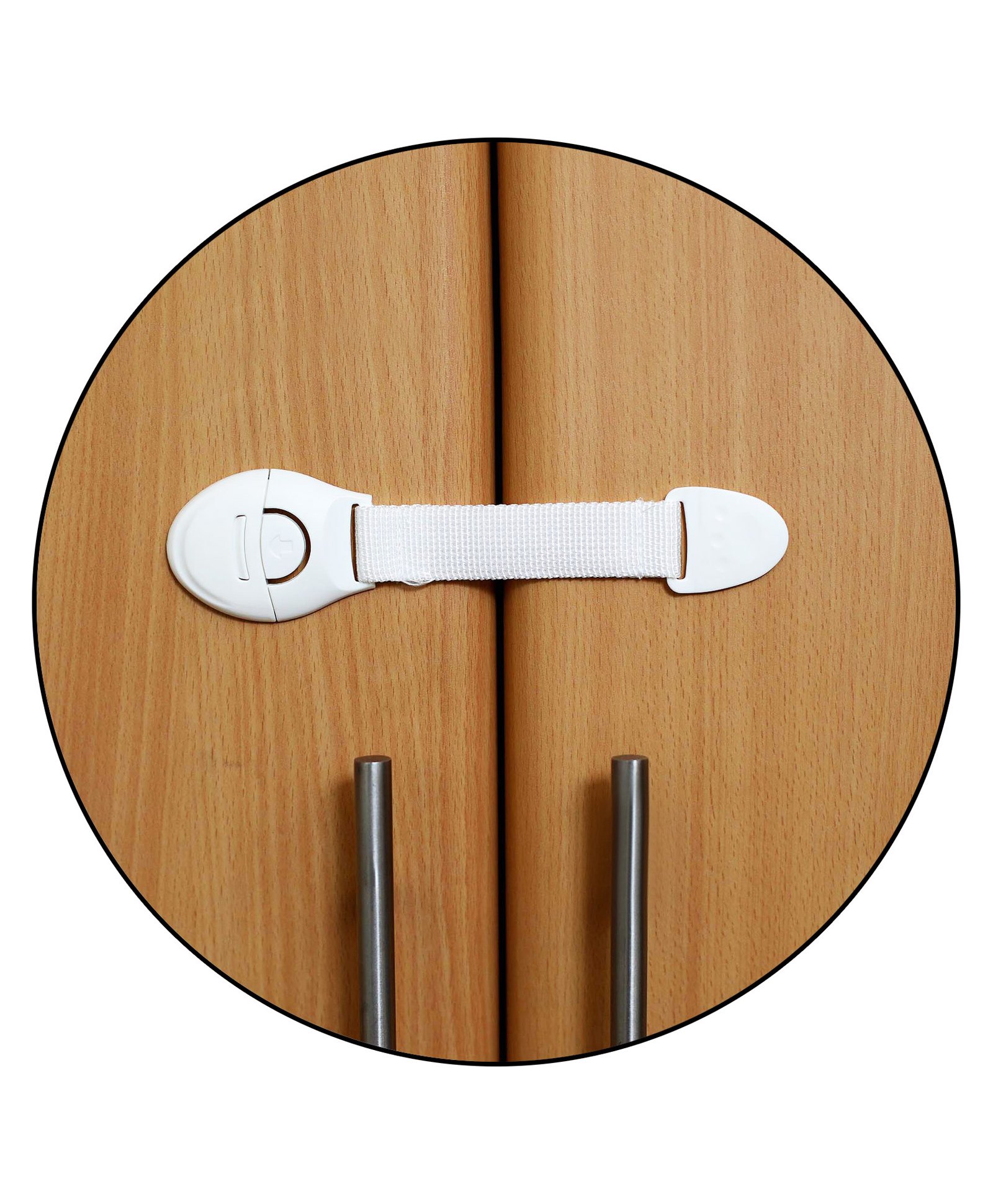 Safe-O-Kid One Side Open Child Safety Lock White - Pack Of 12-image-40