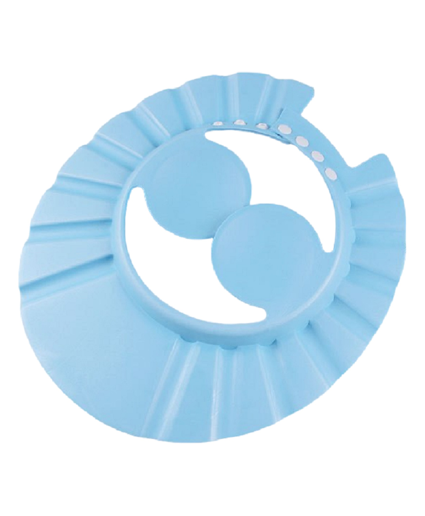 Basics Merry Go Round Shampoo Hat With Ear Flaps- Blue-image-44